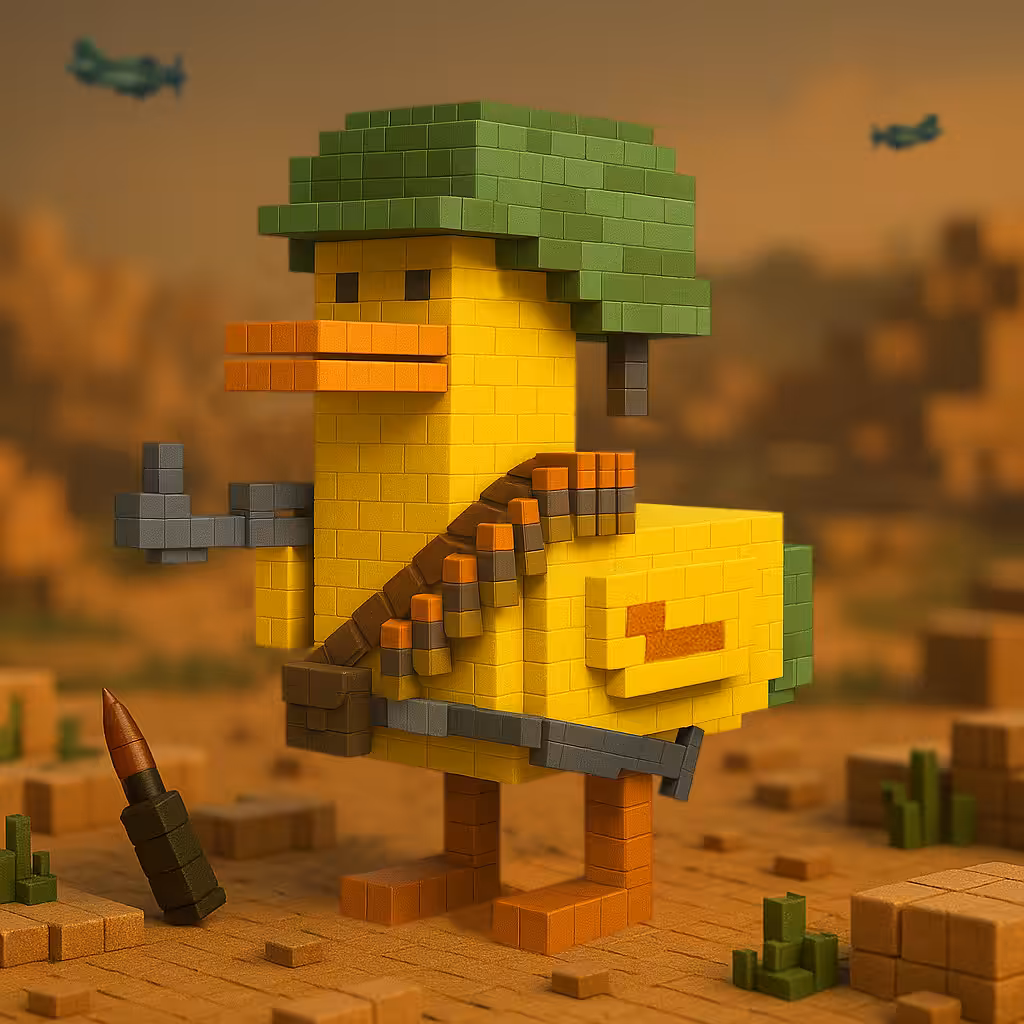 DUDE DUCK SOLDIER 