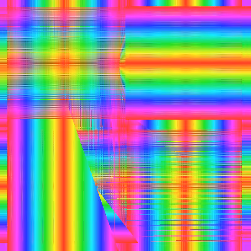 Fibonacci Rainbow Spirals 14 #3