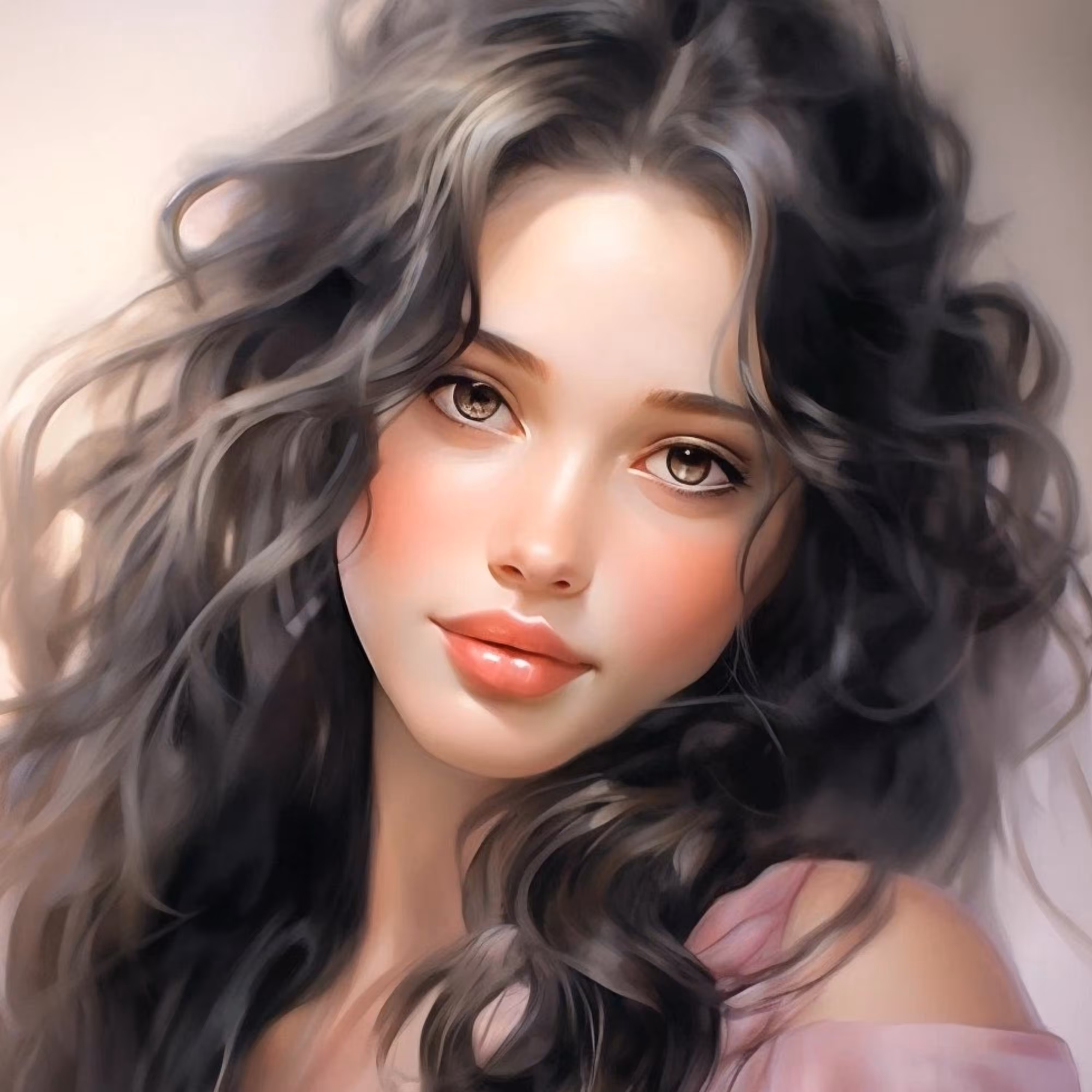A gentle girl