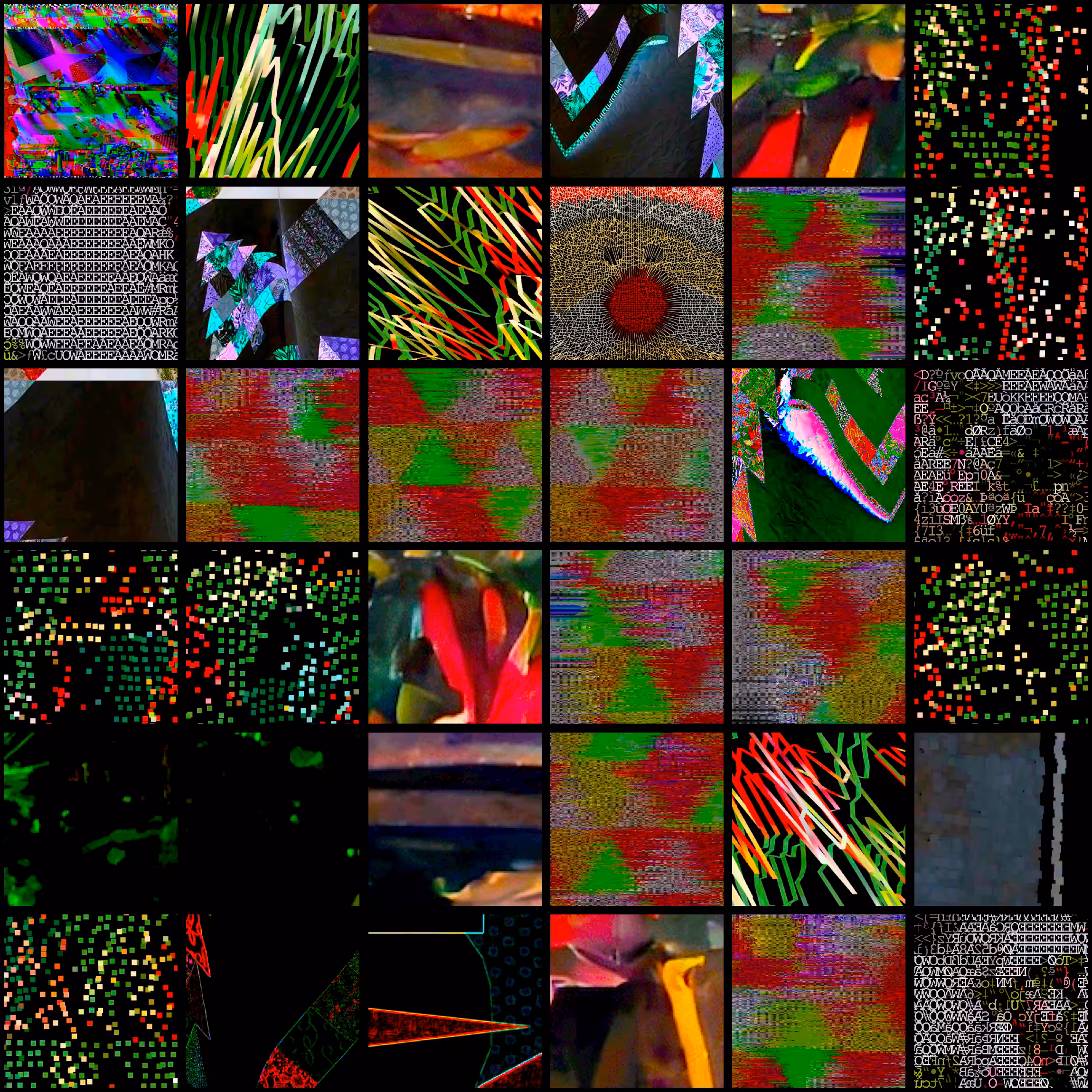 Retired Christmas Glitch Quilt Squares 2021.13