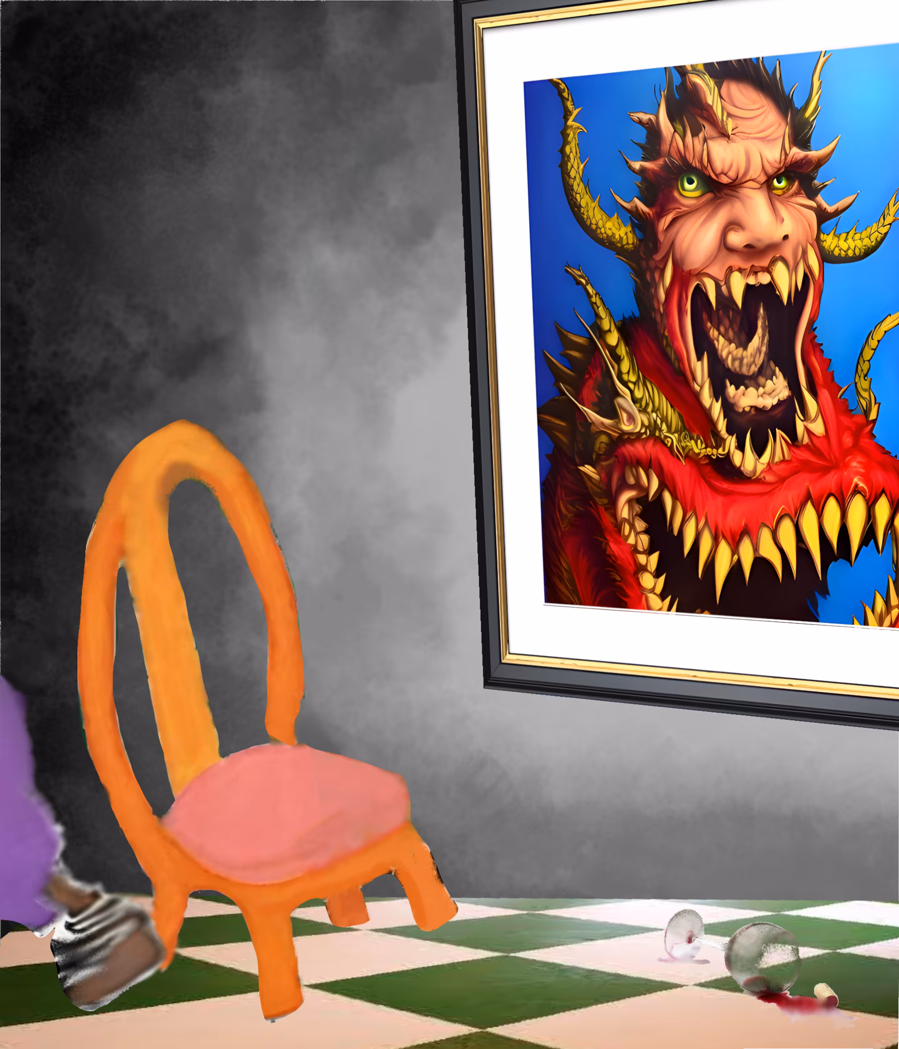 Alex Admires Grendel's Dicey Display