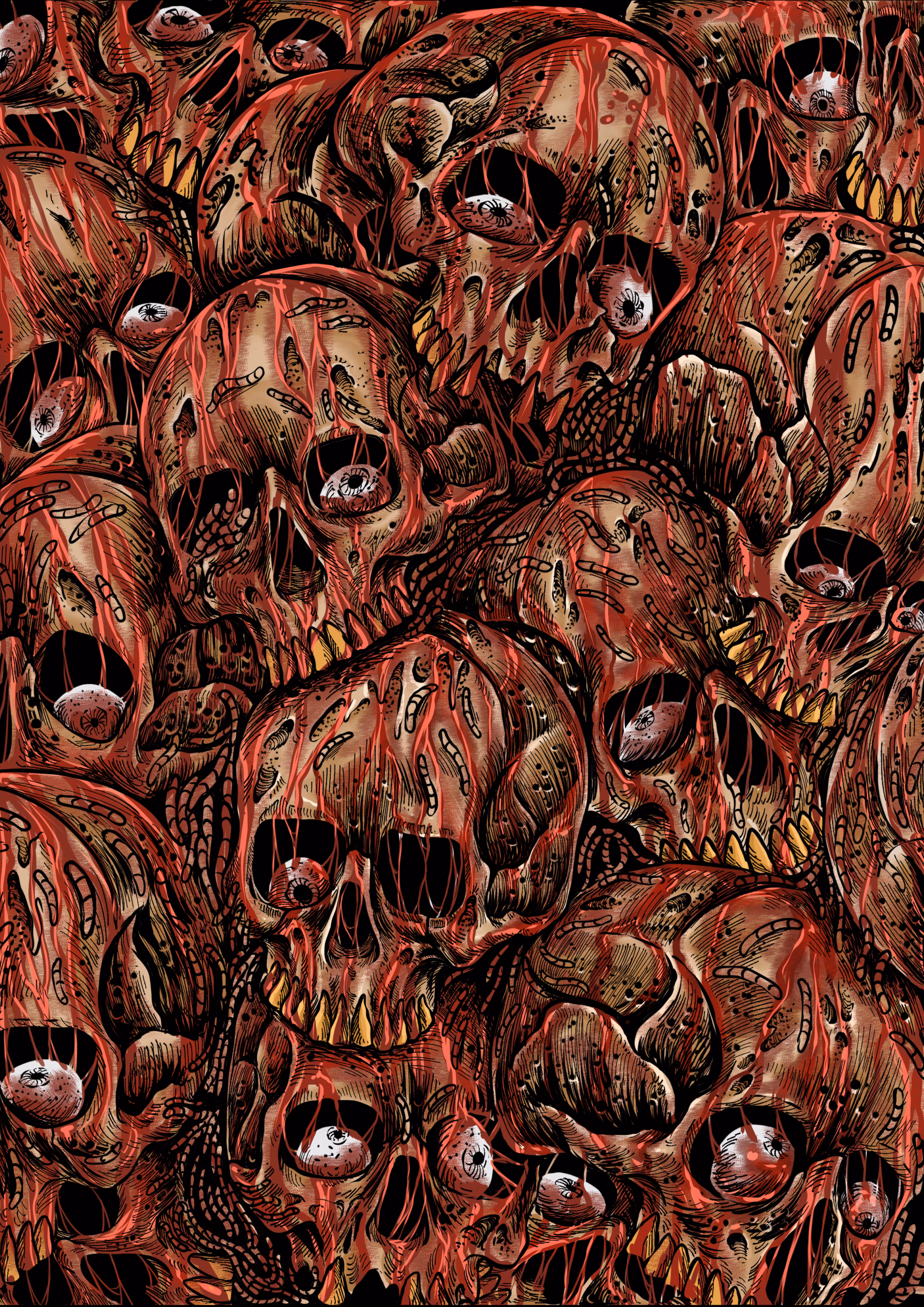 Feast of Maggots (Colored)