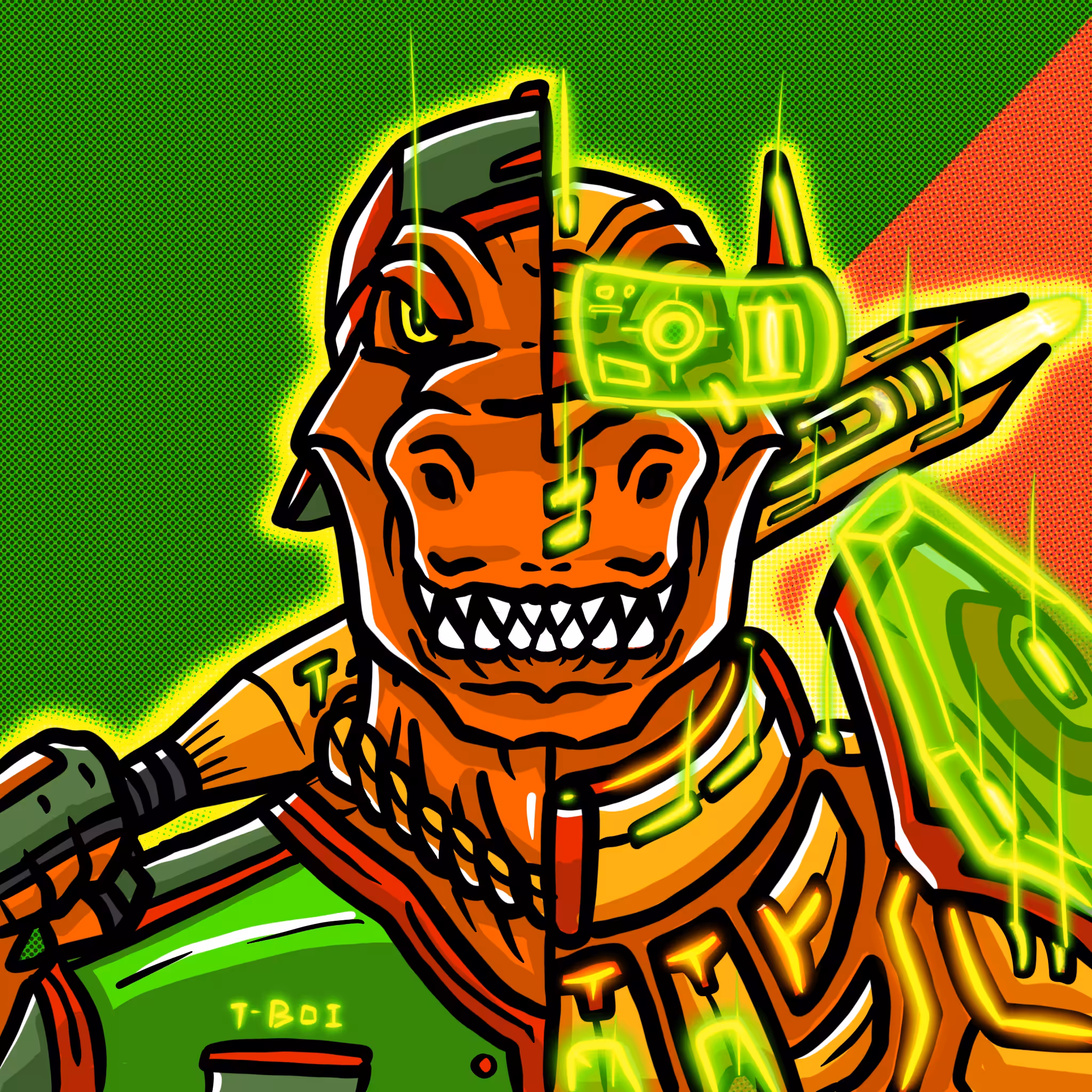 Mirror Zoo: T-Rex / Tyranotron