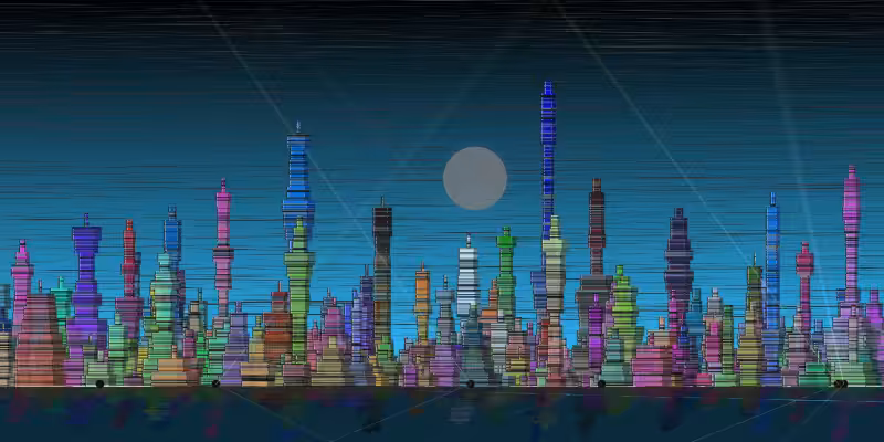 Fictional Cityscapes #100