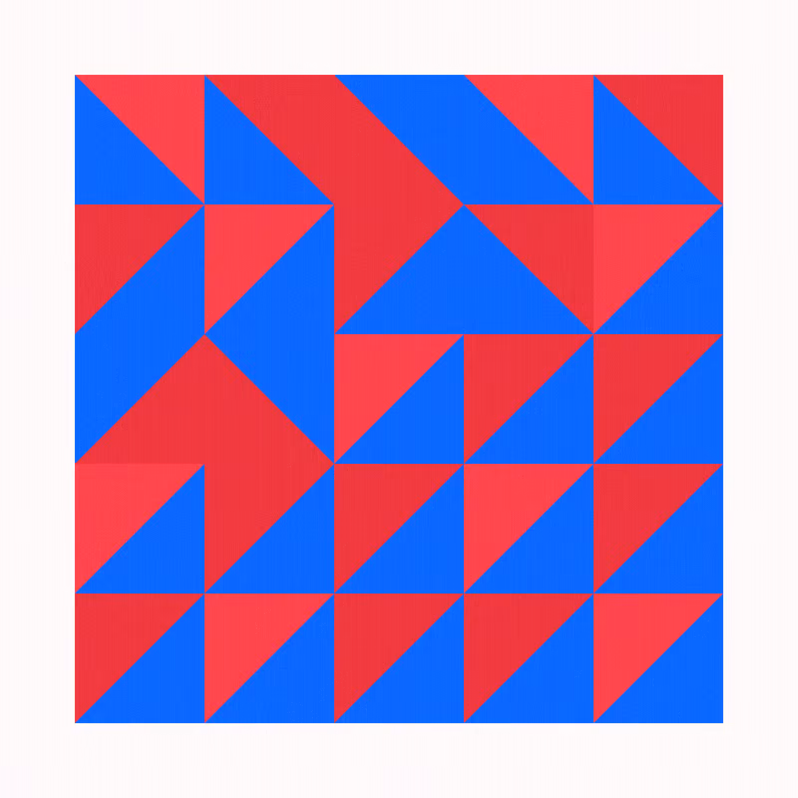 Triangle Pattern II #22