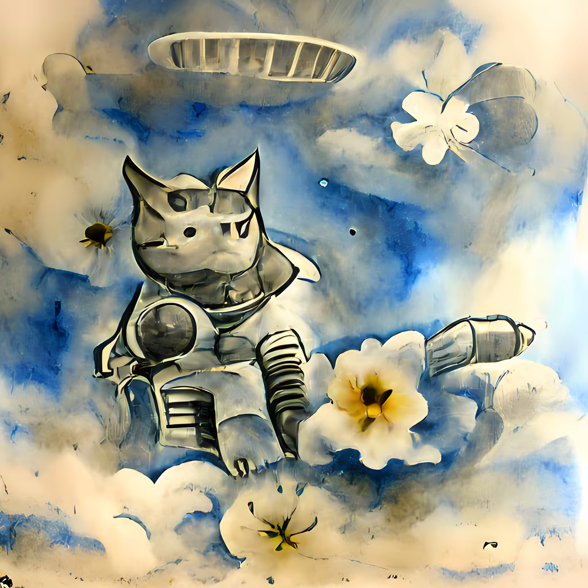 Cat robot space odsey#7