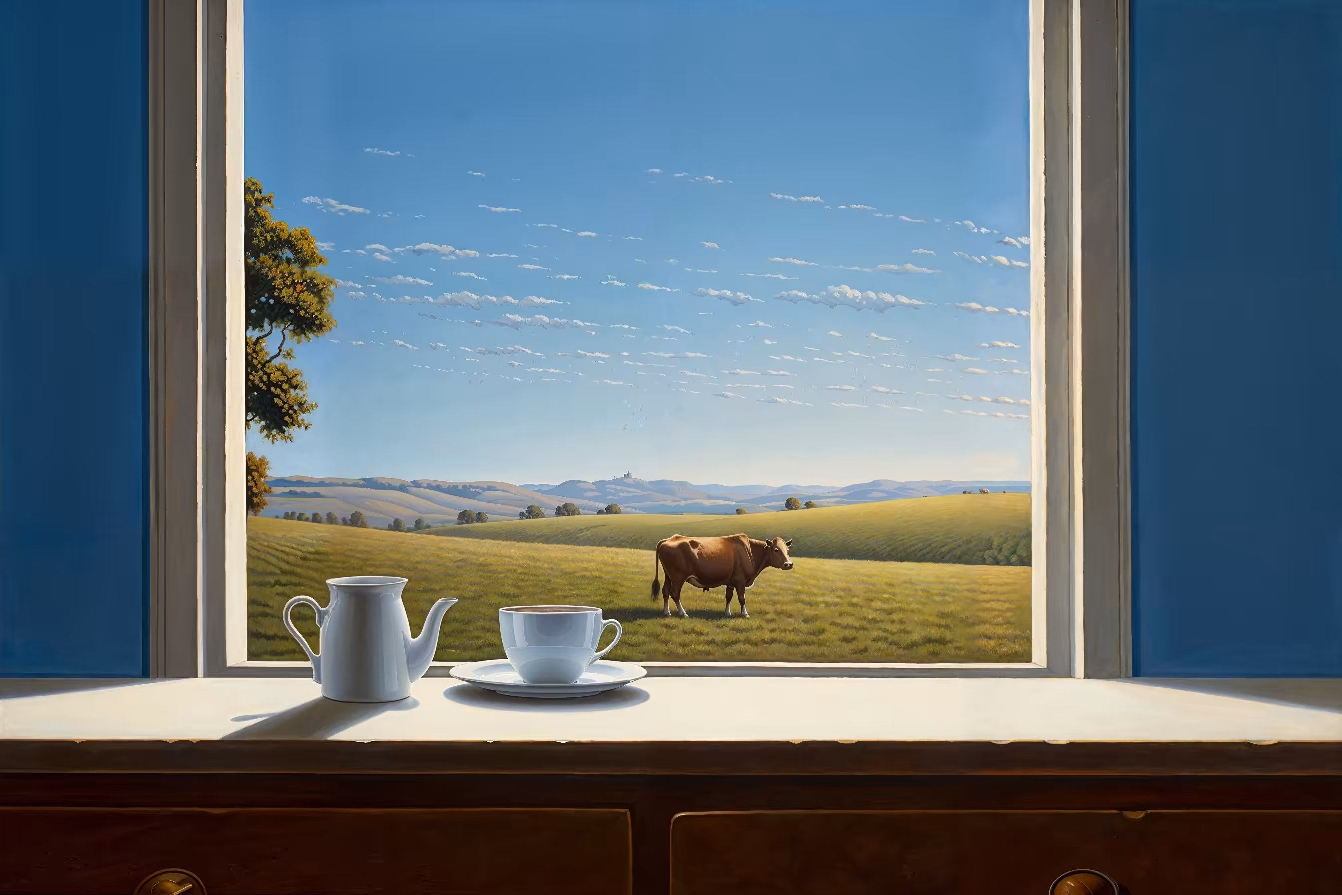 vintage , landscapes , vibes : Serenity of the Pastures 