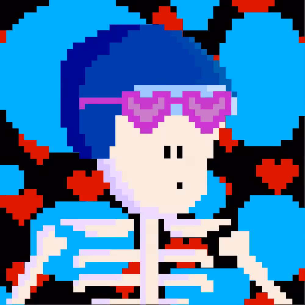 PIXEL SKULLETTI 1 #319