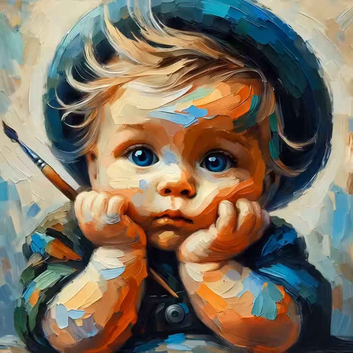 The Little Artist's Dream