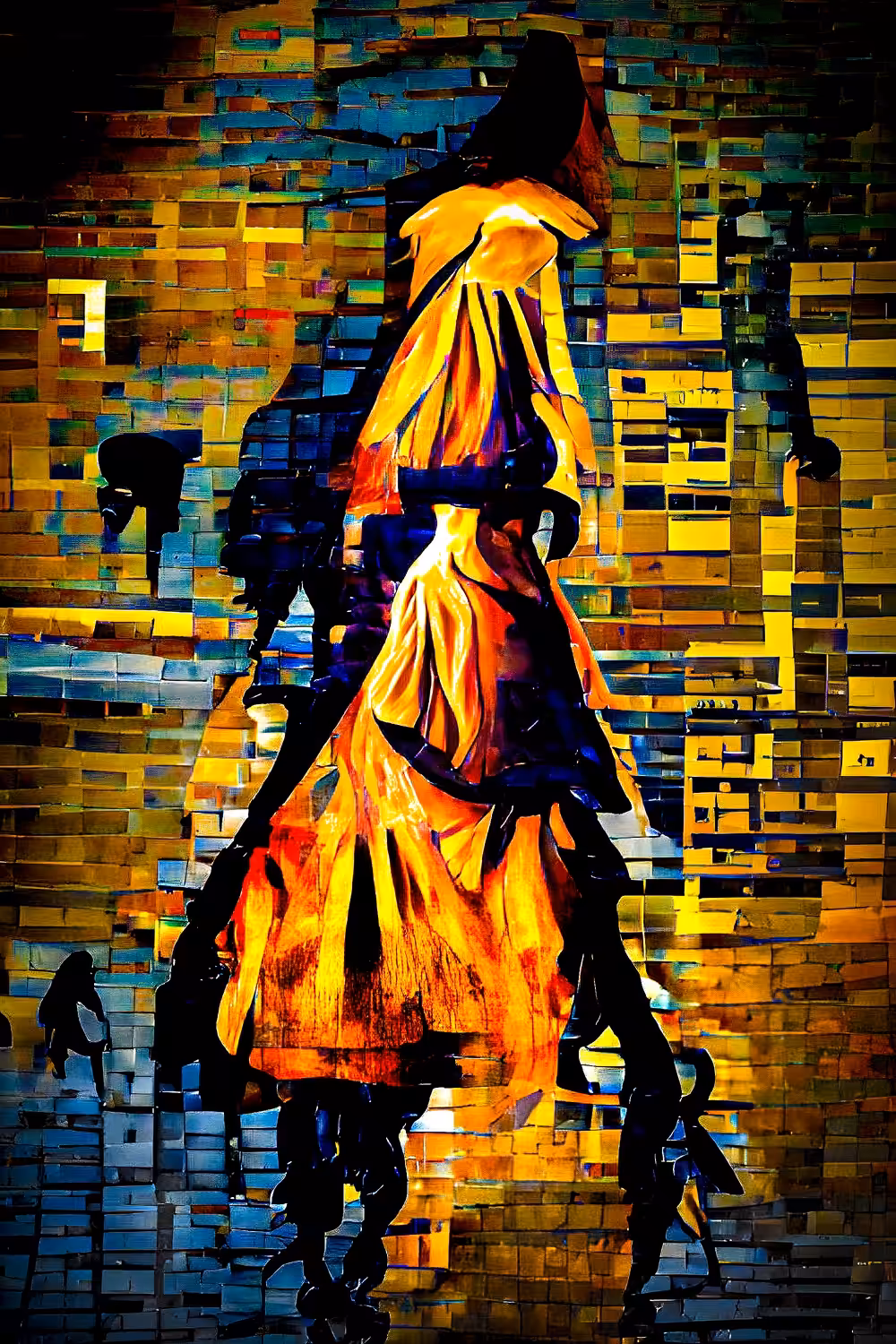 “Dystopian Fire Lady of the Night”