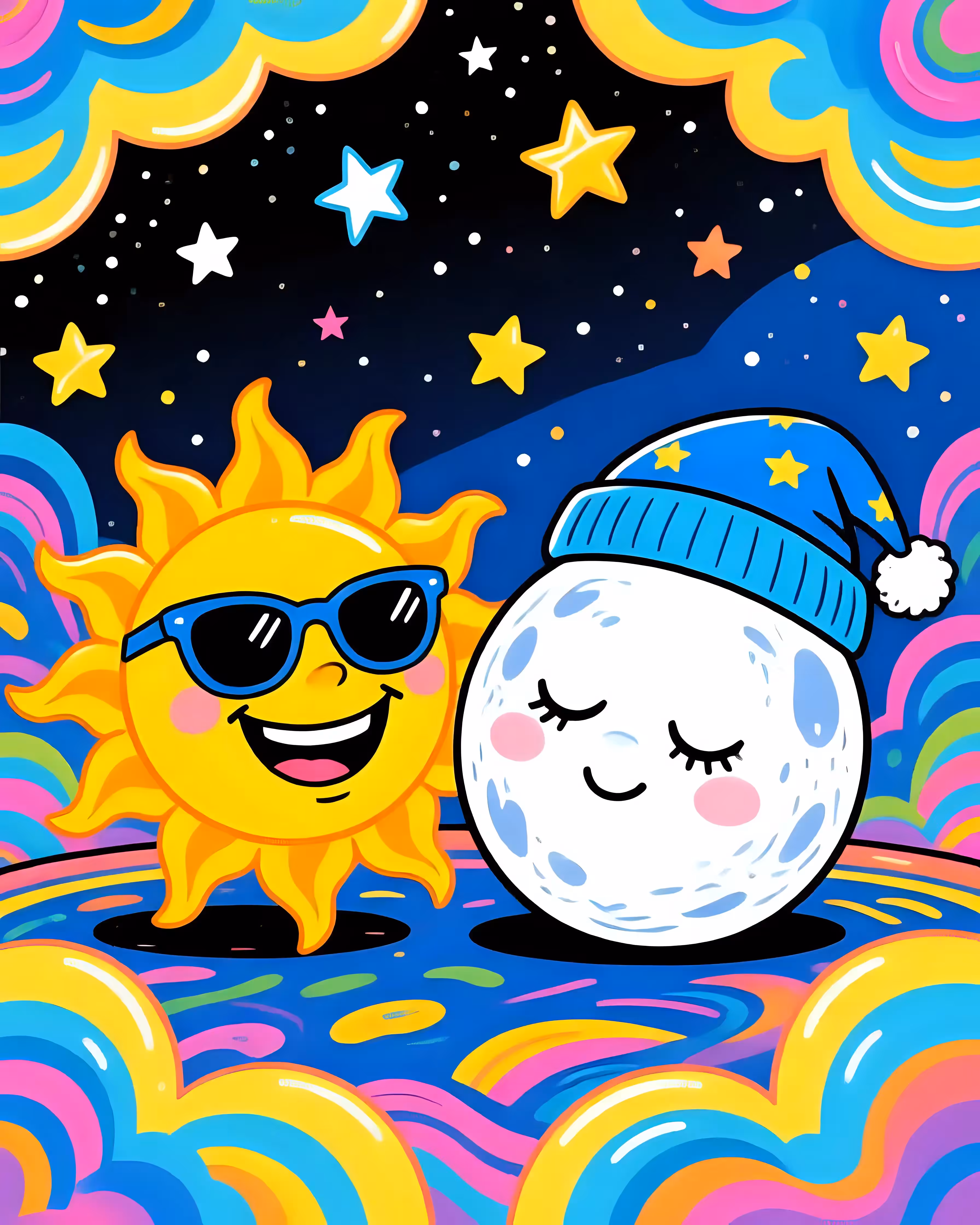 Sun and moon 