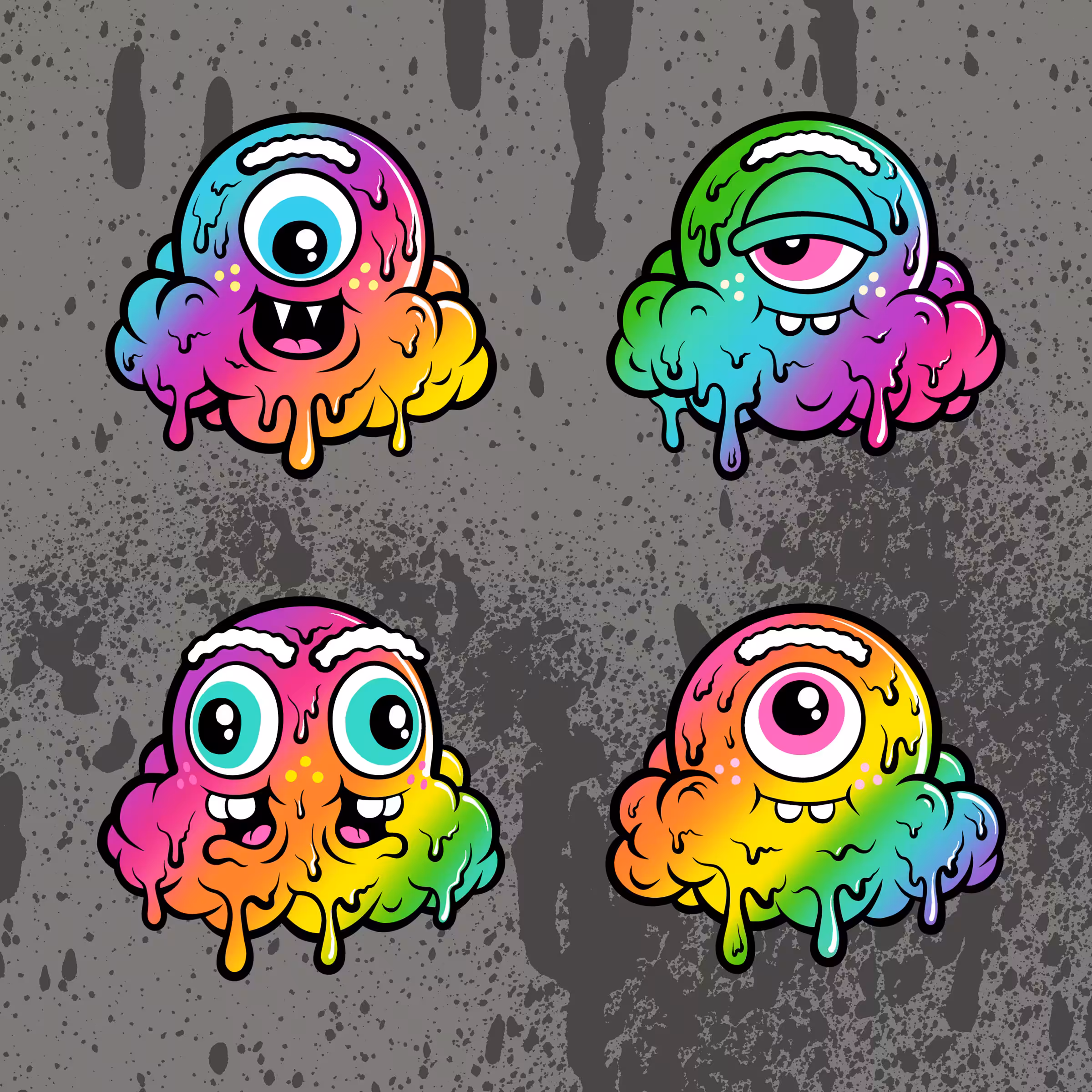 Motley Melties (Rainbow Gradient)