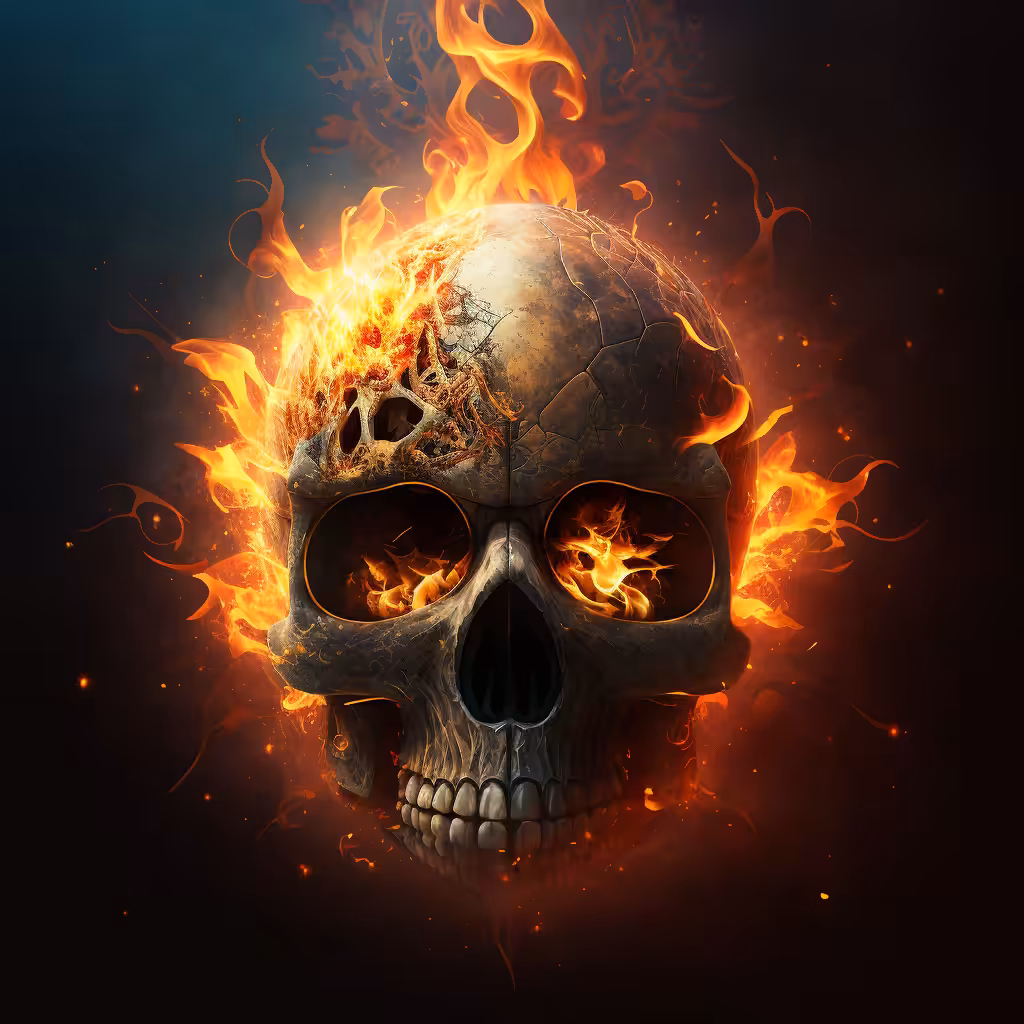 Fire Skull