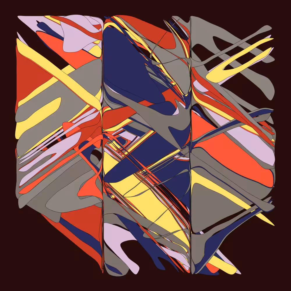 Geometric colorful shapes 3 #153