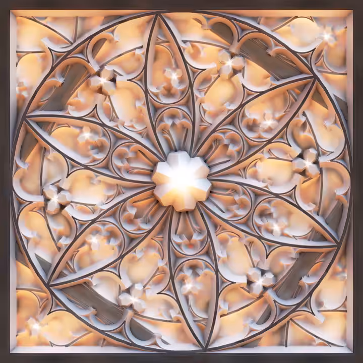 Cathedral Hexflower 1