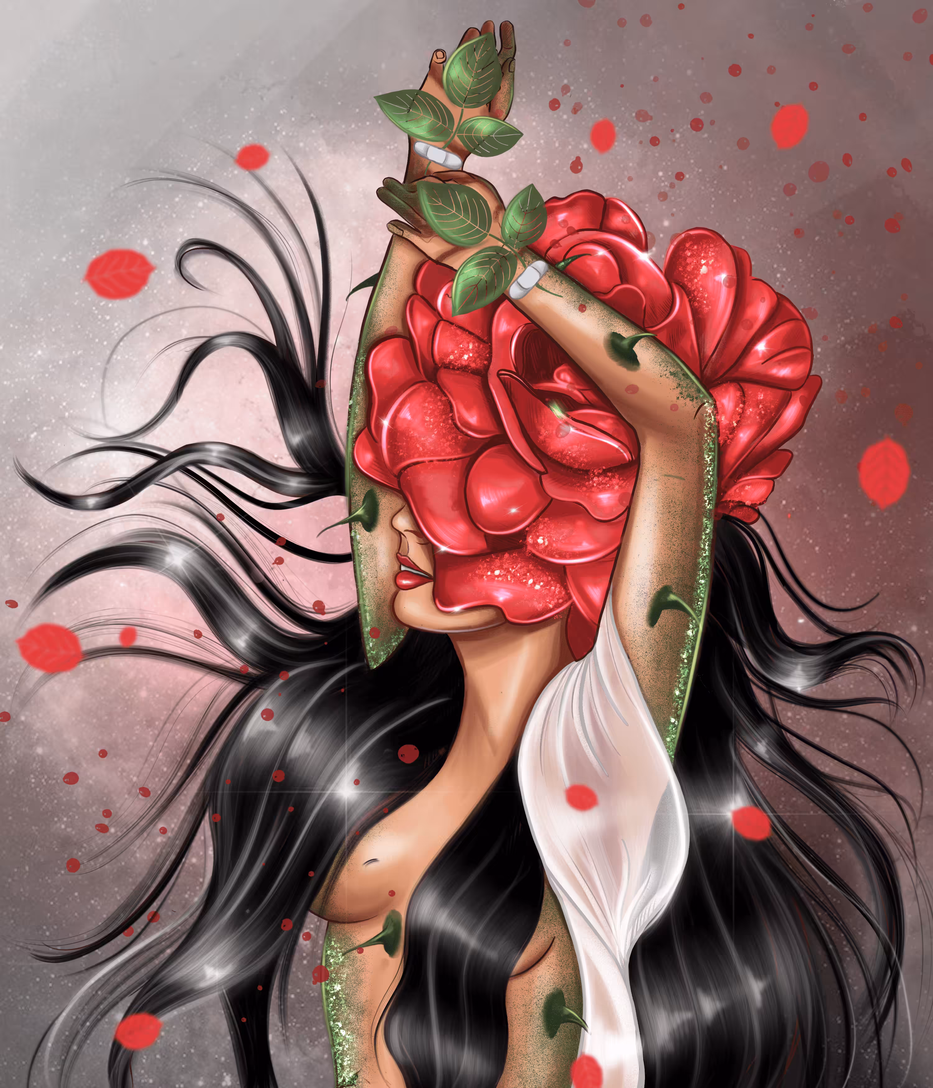 Woman-Rose