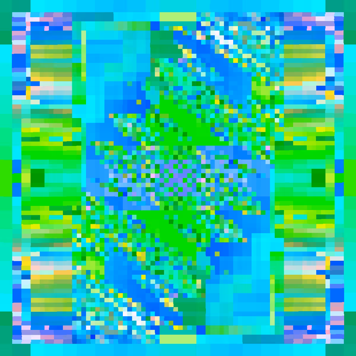 Psychedelic Dance of Pixels #18