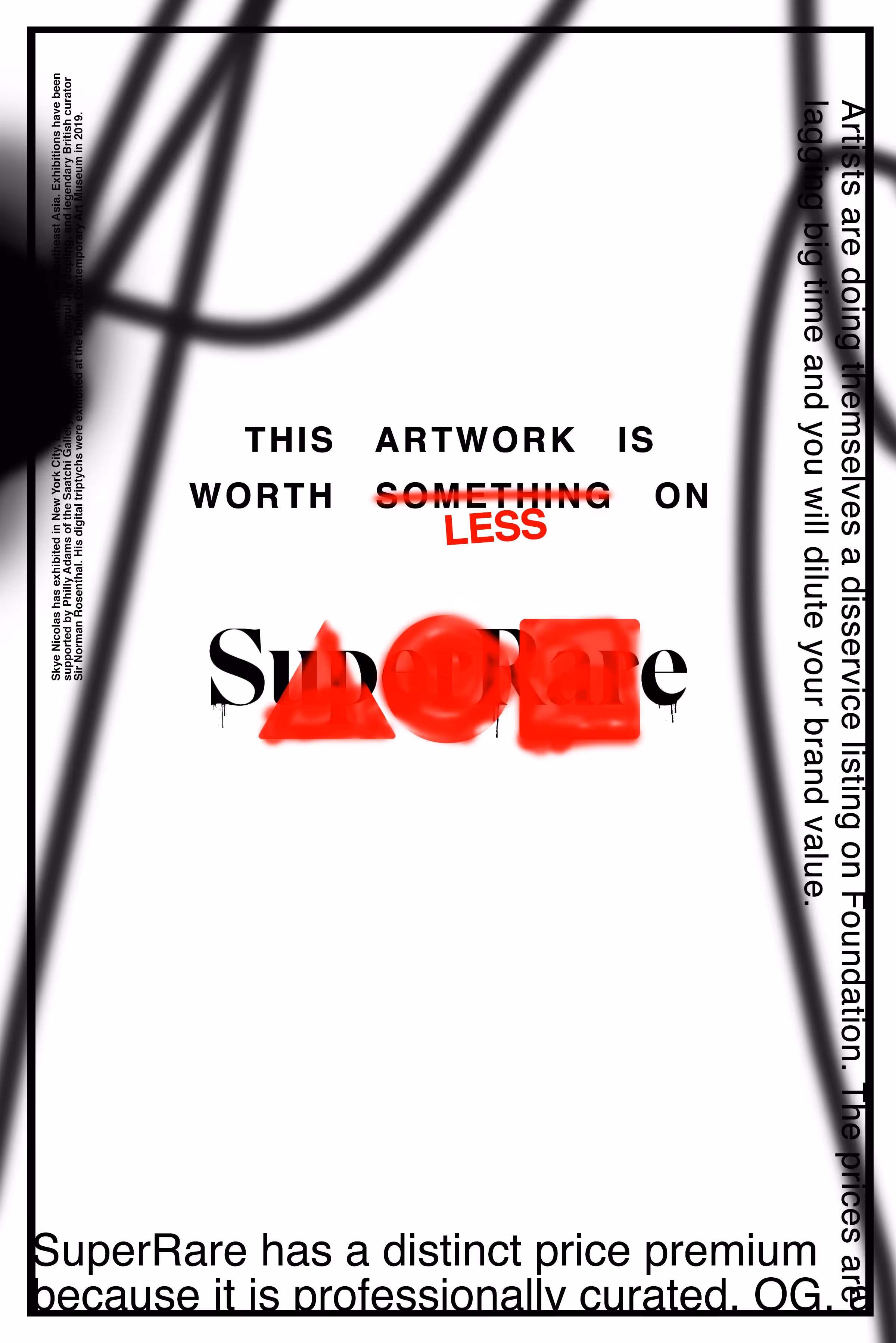 THIS ARTWORK IS WORTH LESS ON FOUNDATION