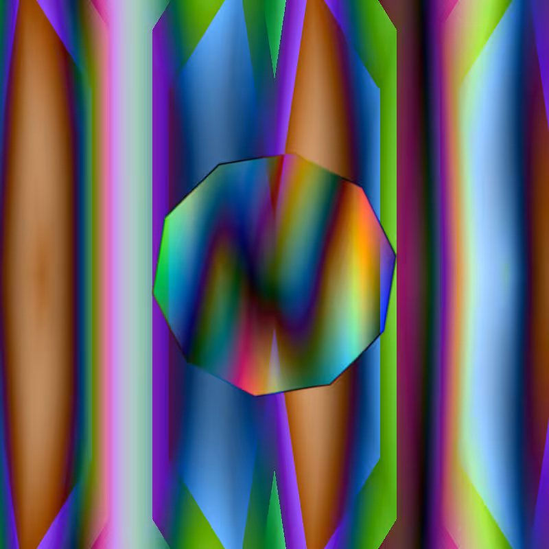 Multiple Colorful Shapes #18