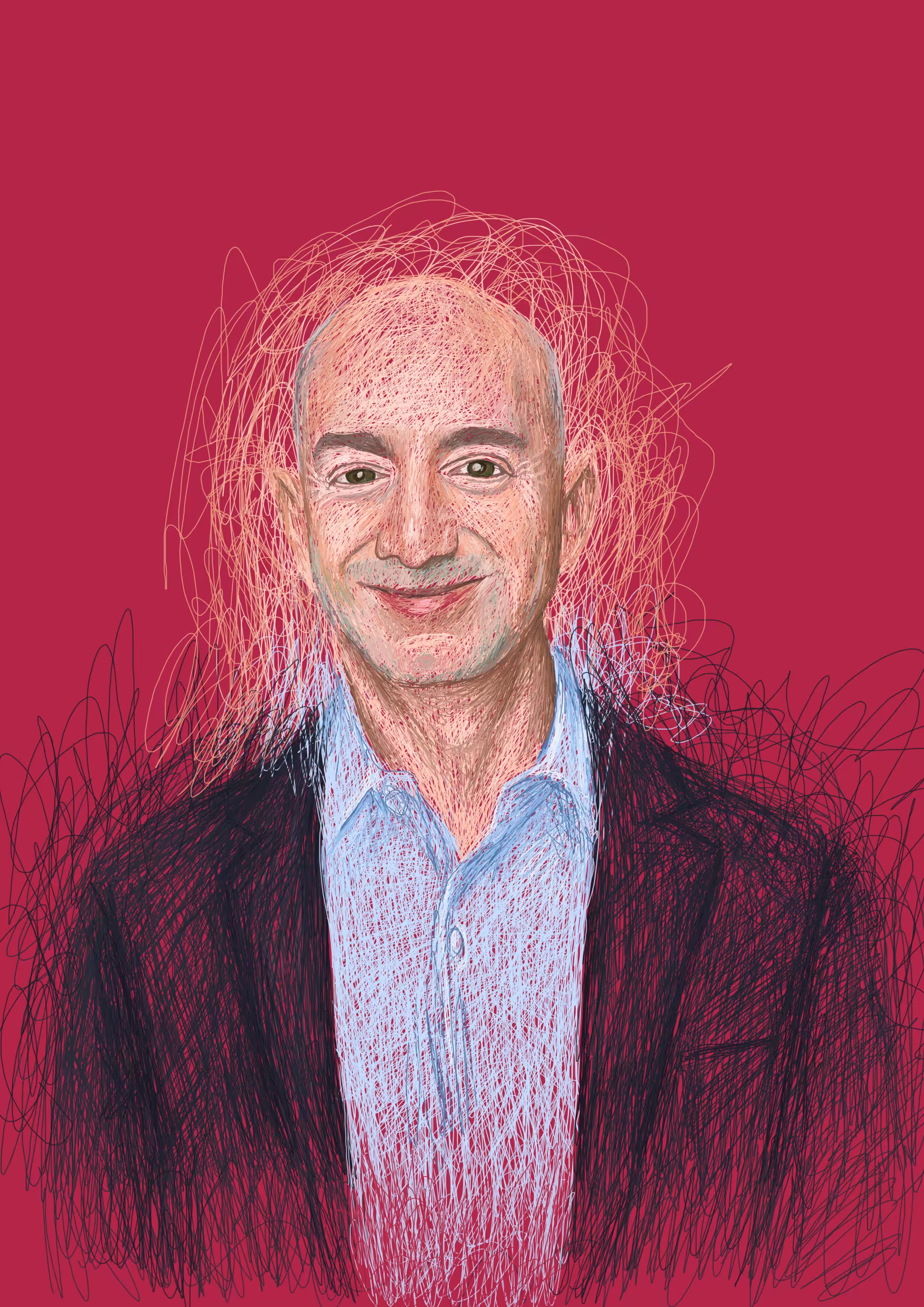 The magic of lines: Jeff Bezos