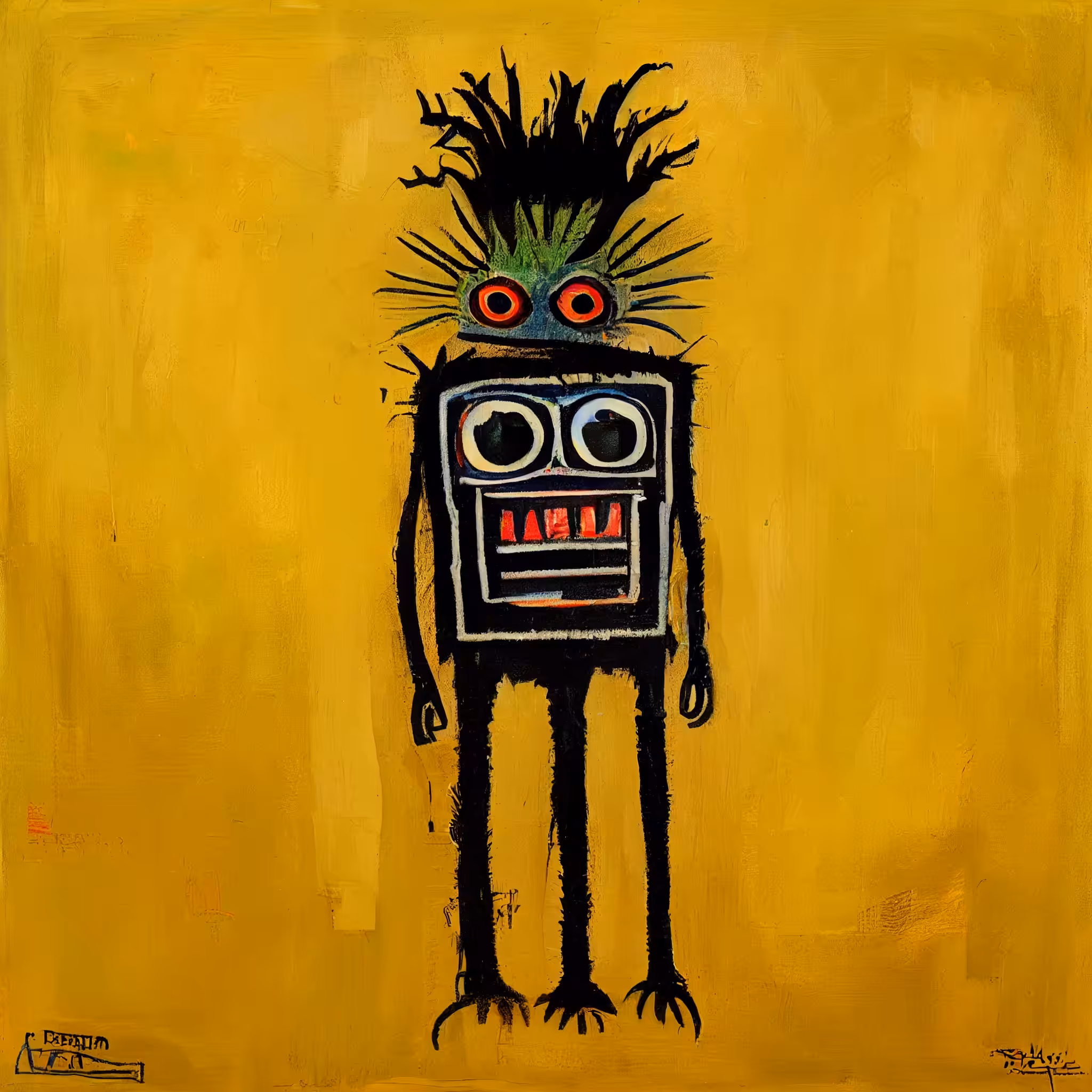 Basquiat Little Creatures: Little Creature #00066