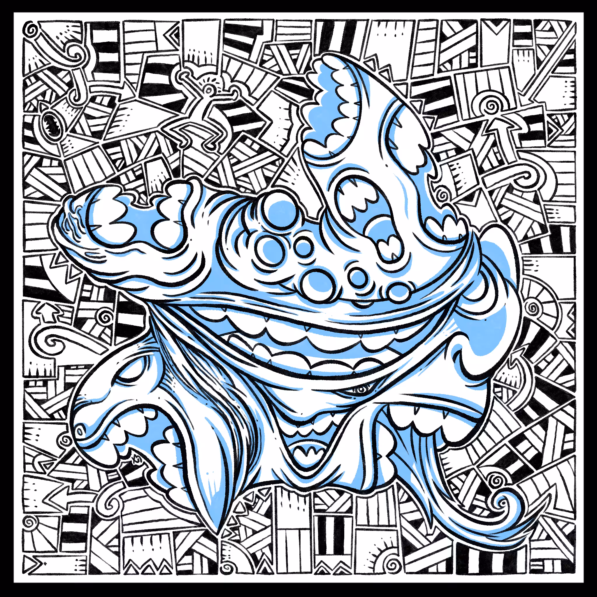 Creature 077 Lineart