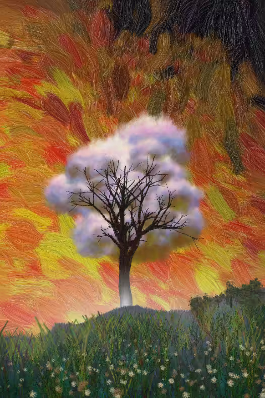 Tree and Cloud #5