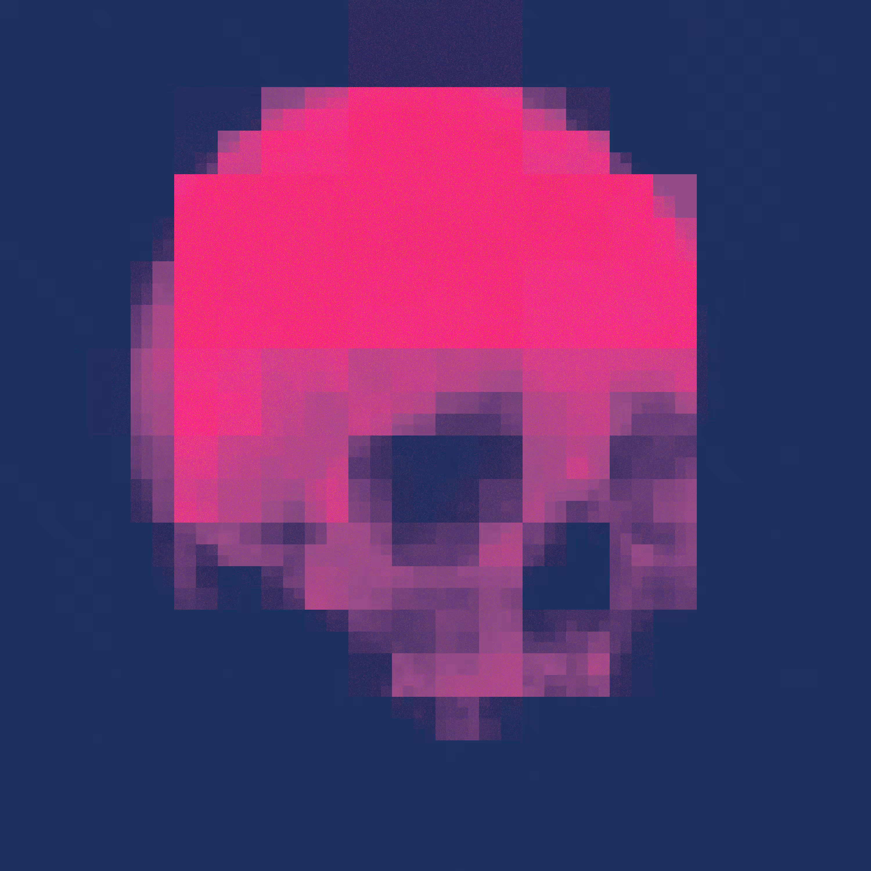 Pixel Skull Vanitas 45