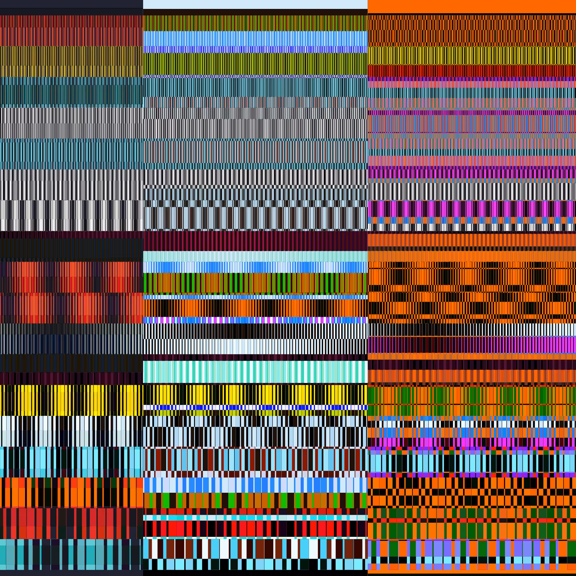 Glitchometry Stripes #10