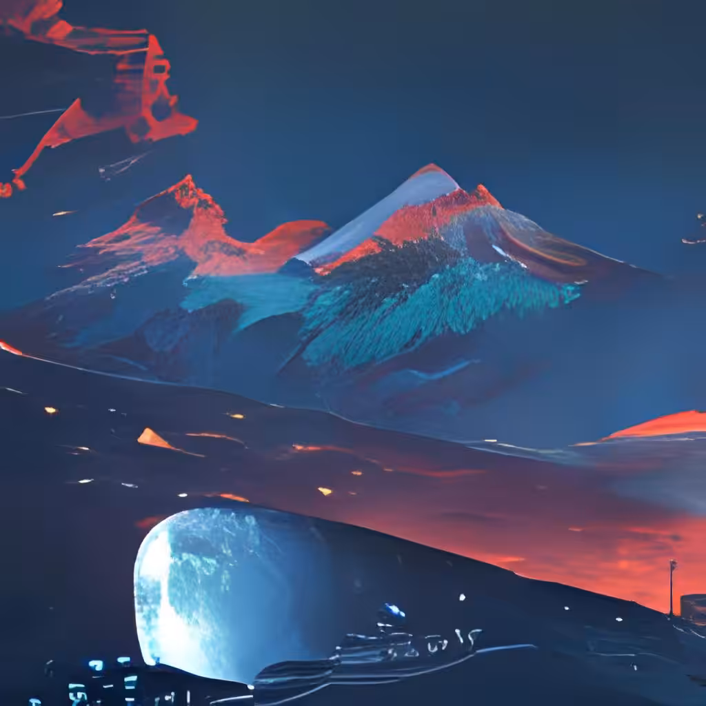 the mountains
