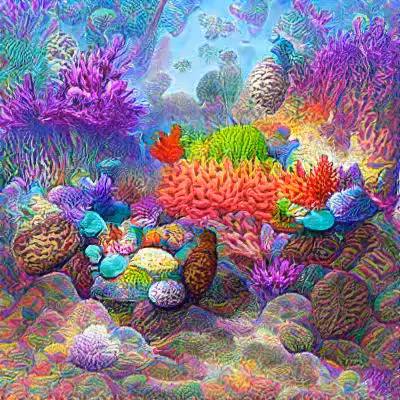 Colorful Underwater Coral Reef #01