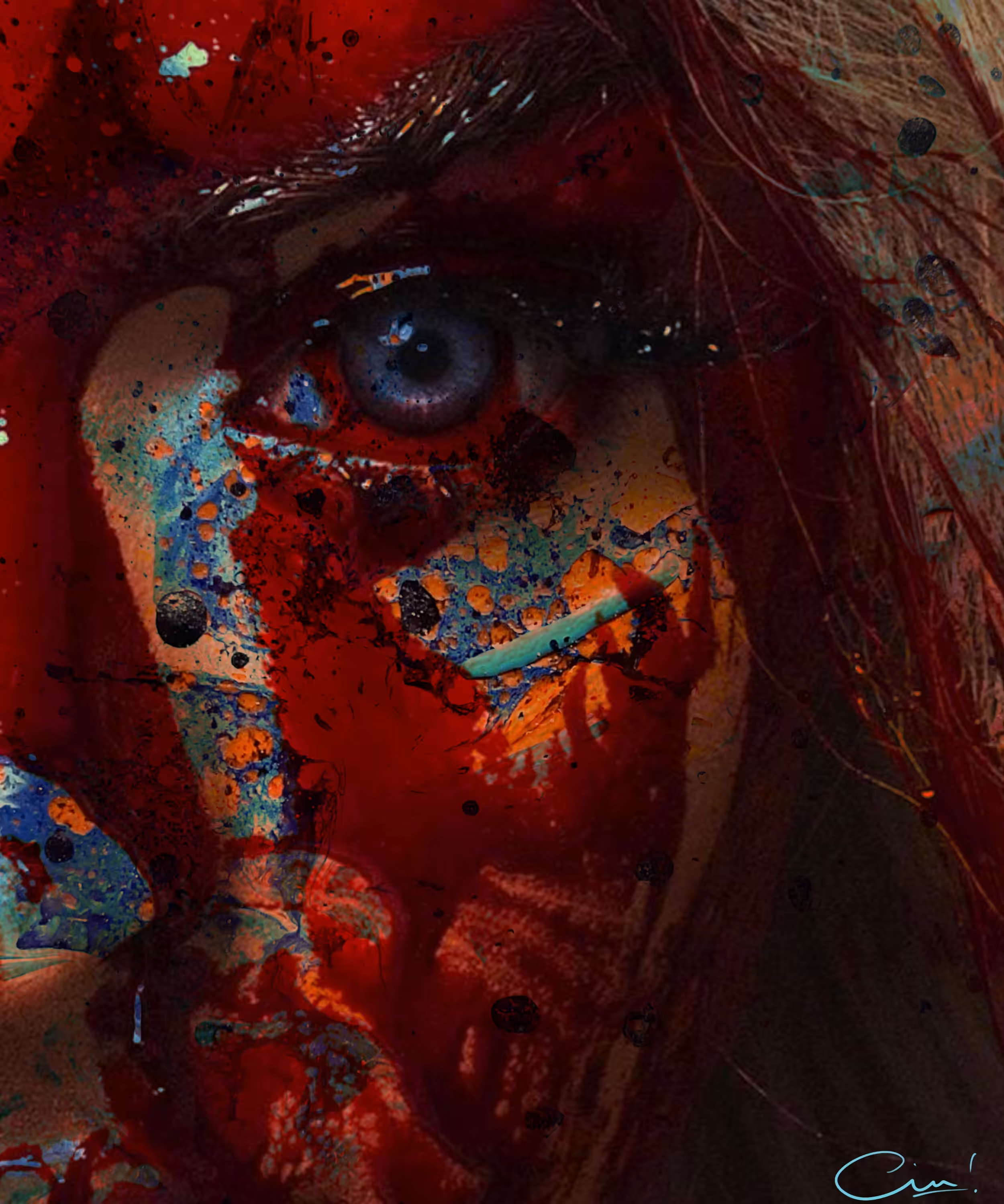 "Flows like blood" by Cinthia Ponce