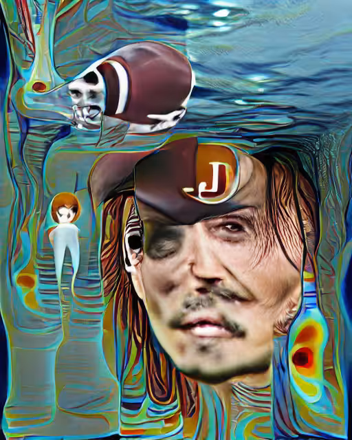 Johnny Depth (pixray_genesis)