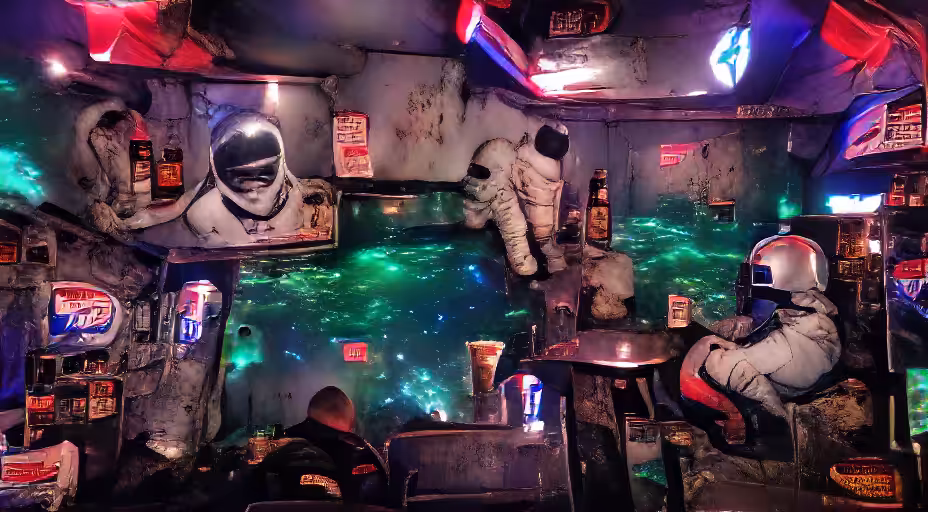 Deep Space Dive Bar (Back)