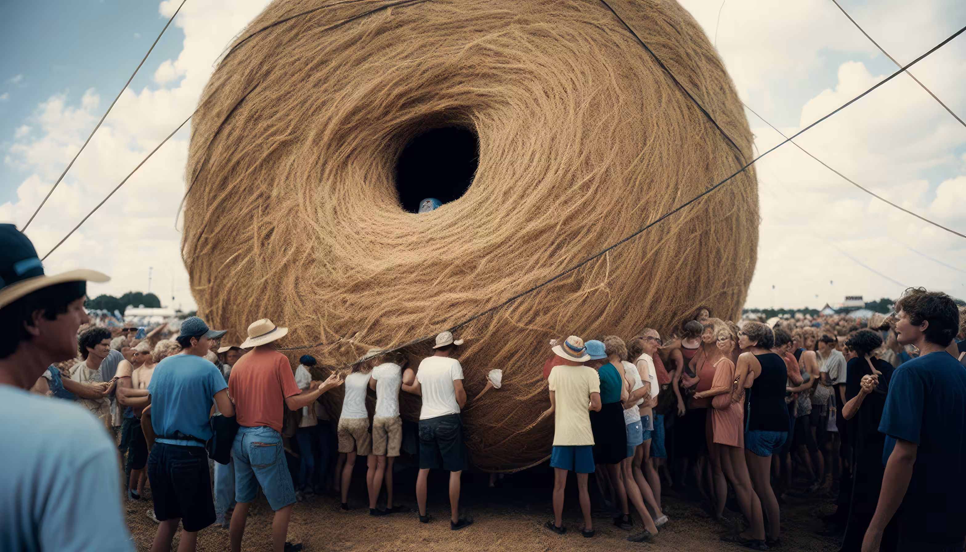 We built this ball