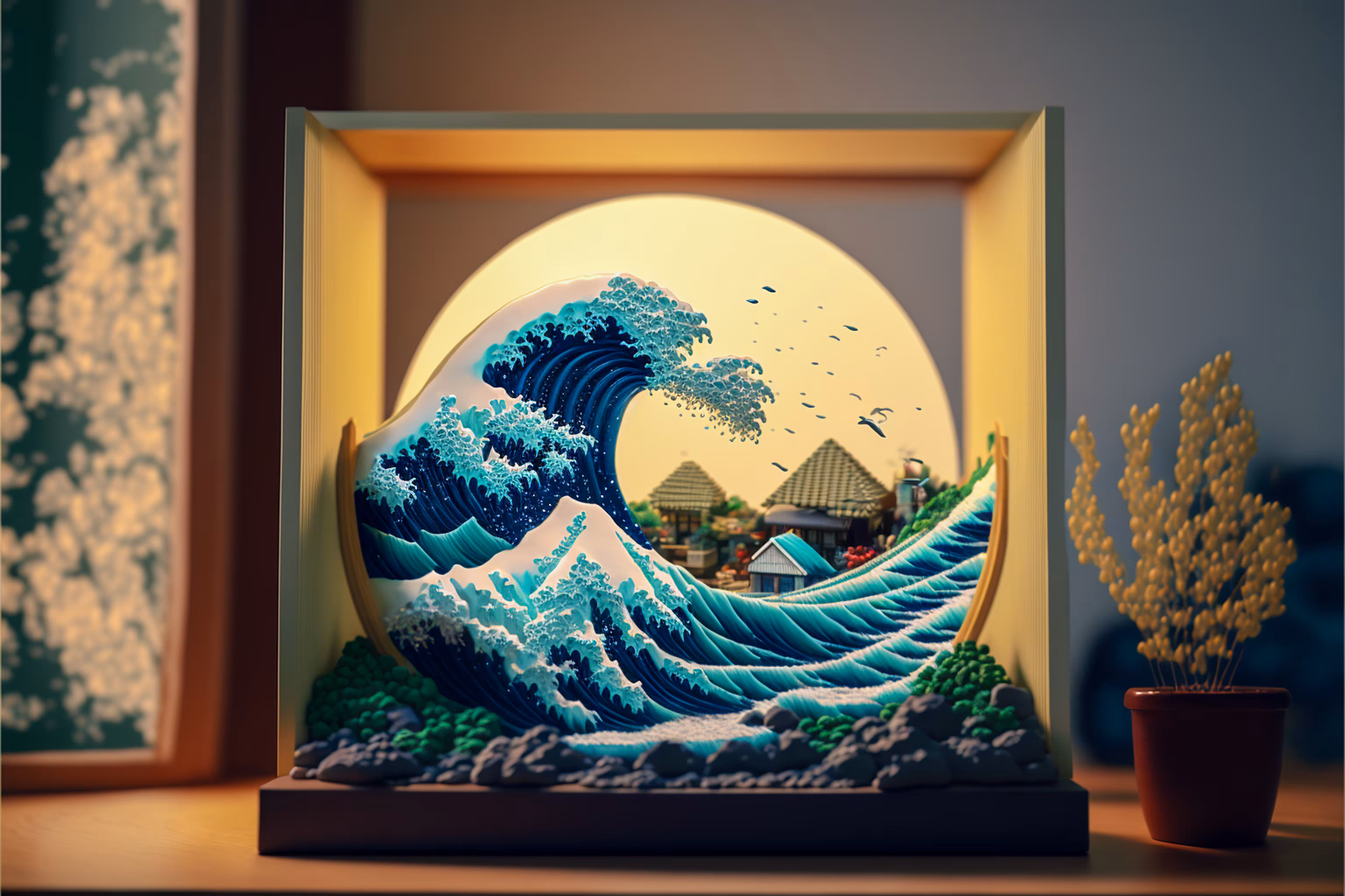 Dioramas - The Great Wave : 39
