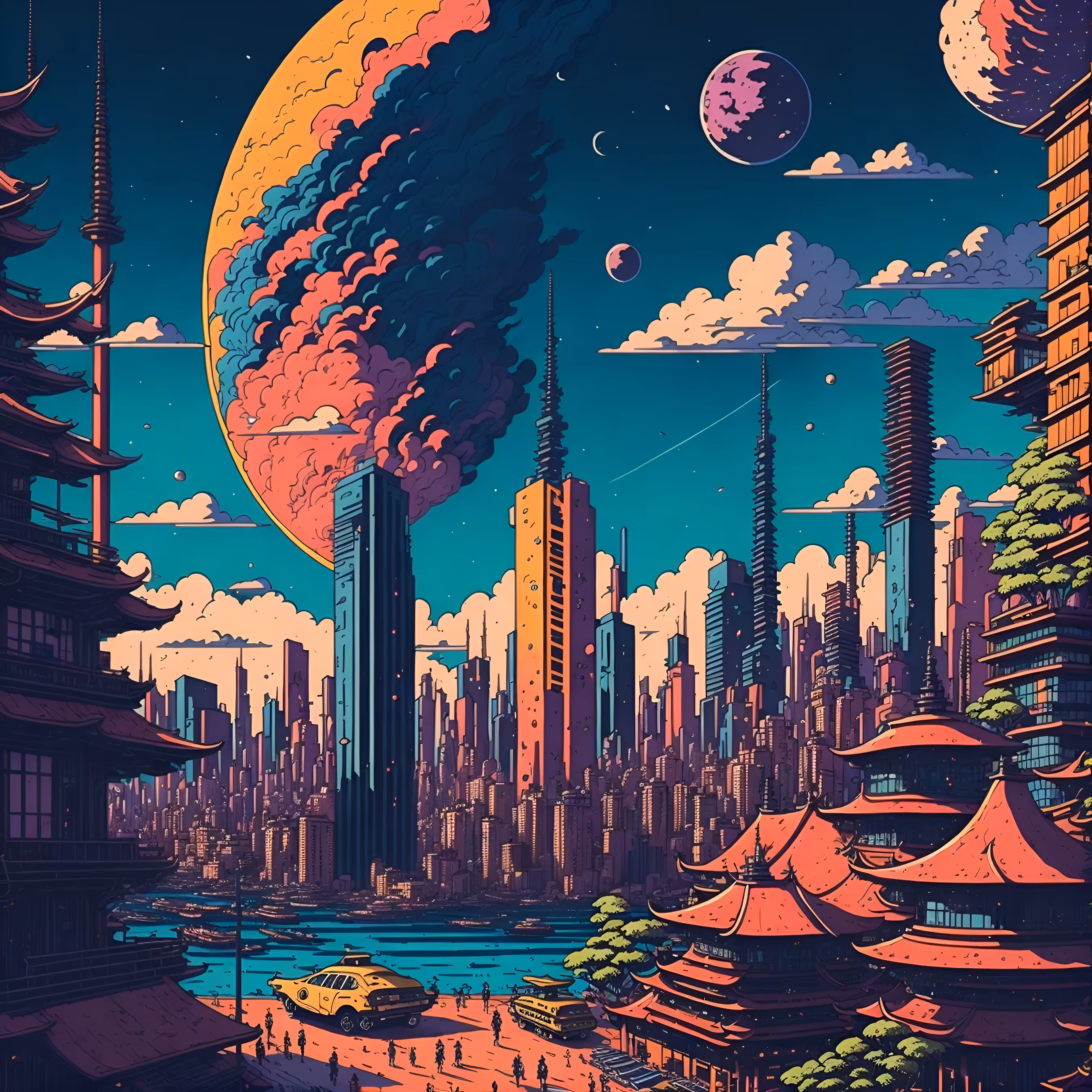 Ukiyo-e Japanese A.I : Nakatsugawa