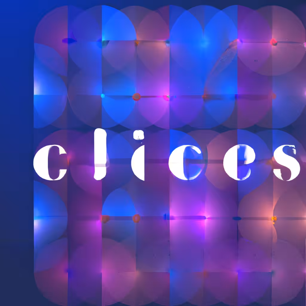 Artificial reflections of reality: Blue Written Circles