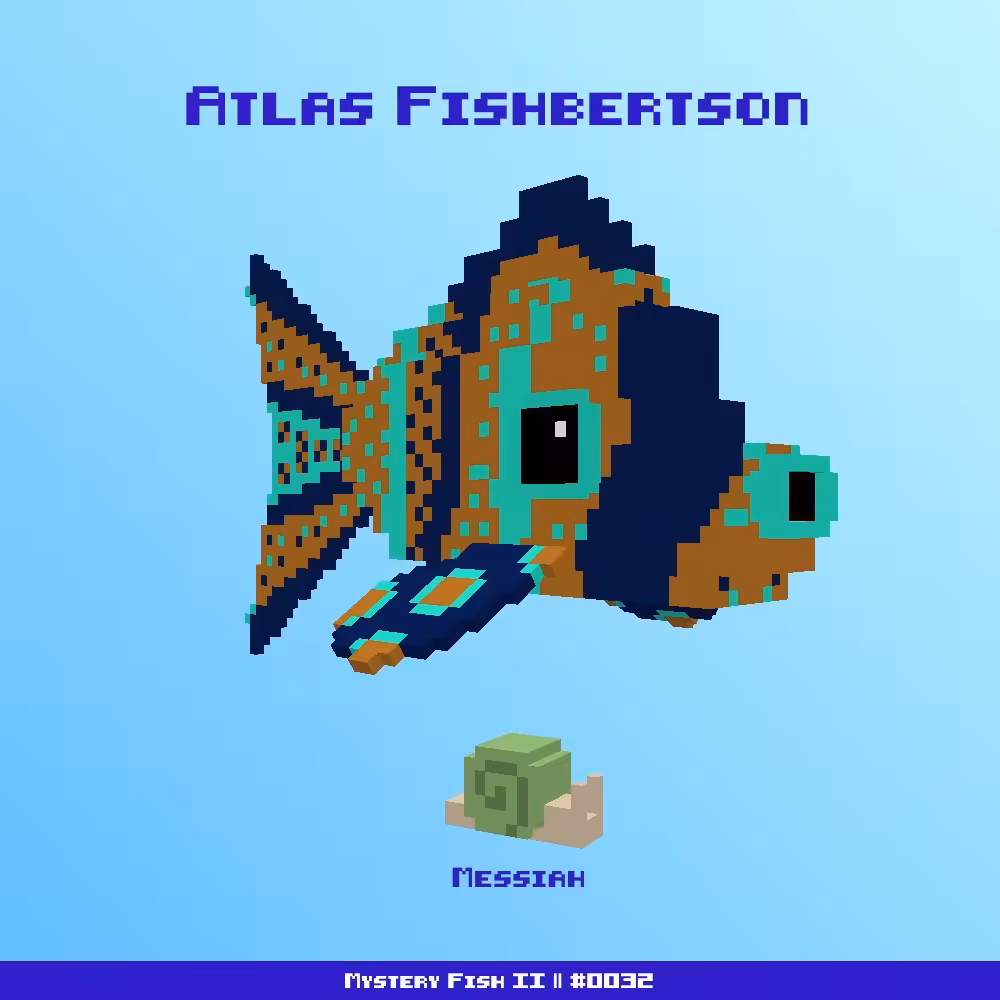 Atlas Fishbertson :: Mystery Fish 0032/1000