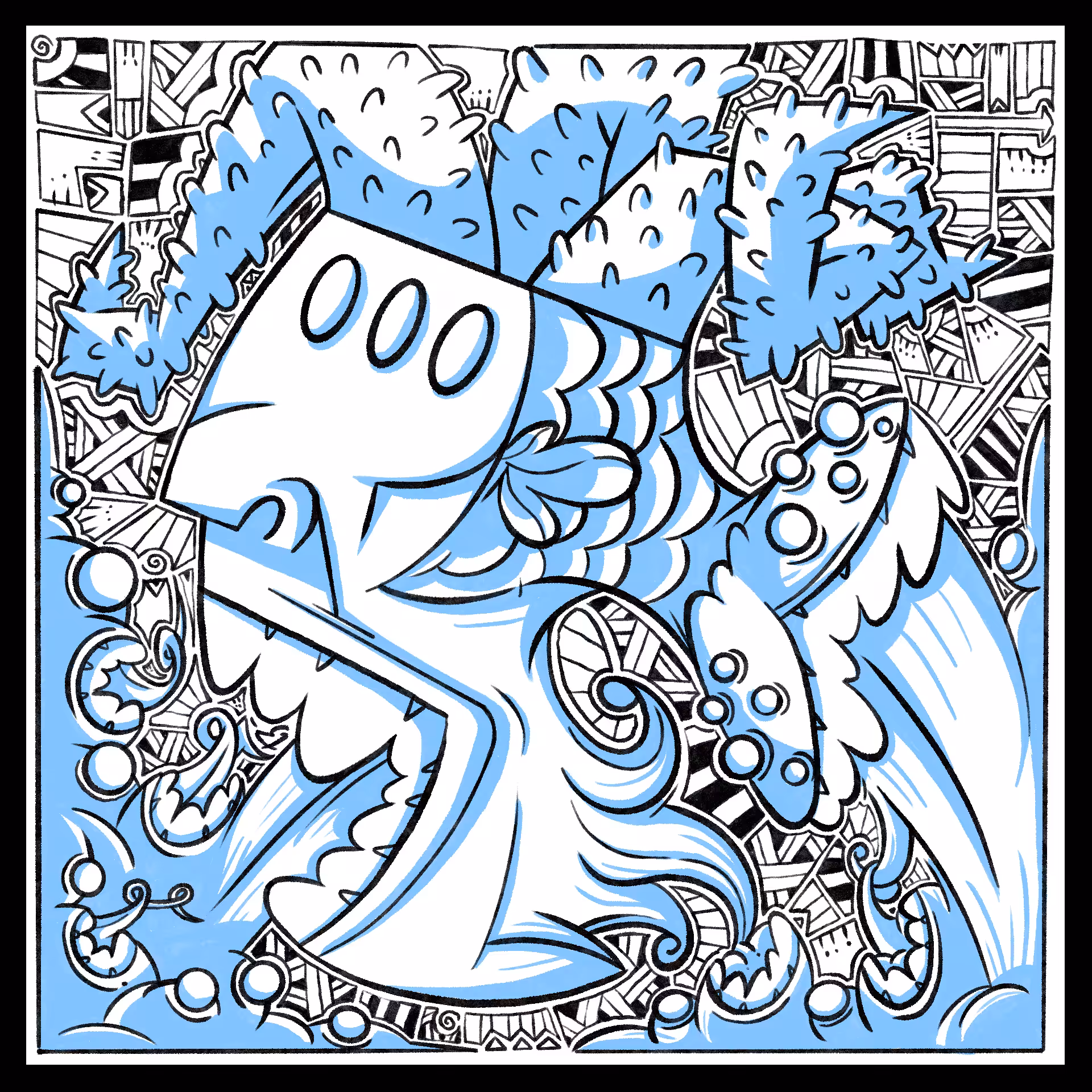 Creature 044 Lineart