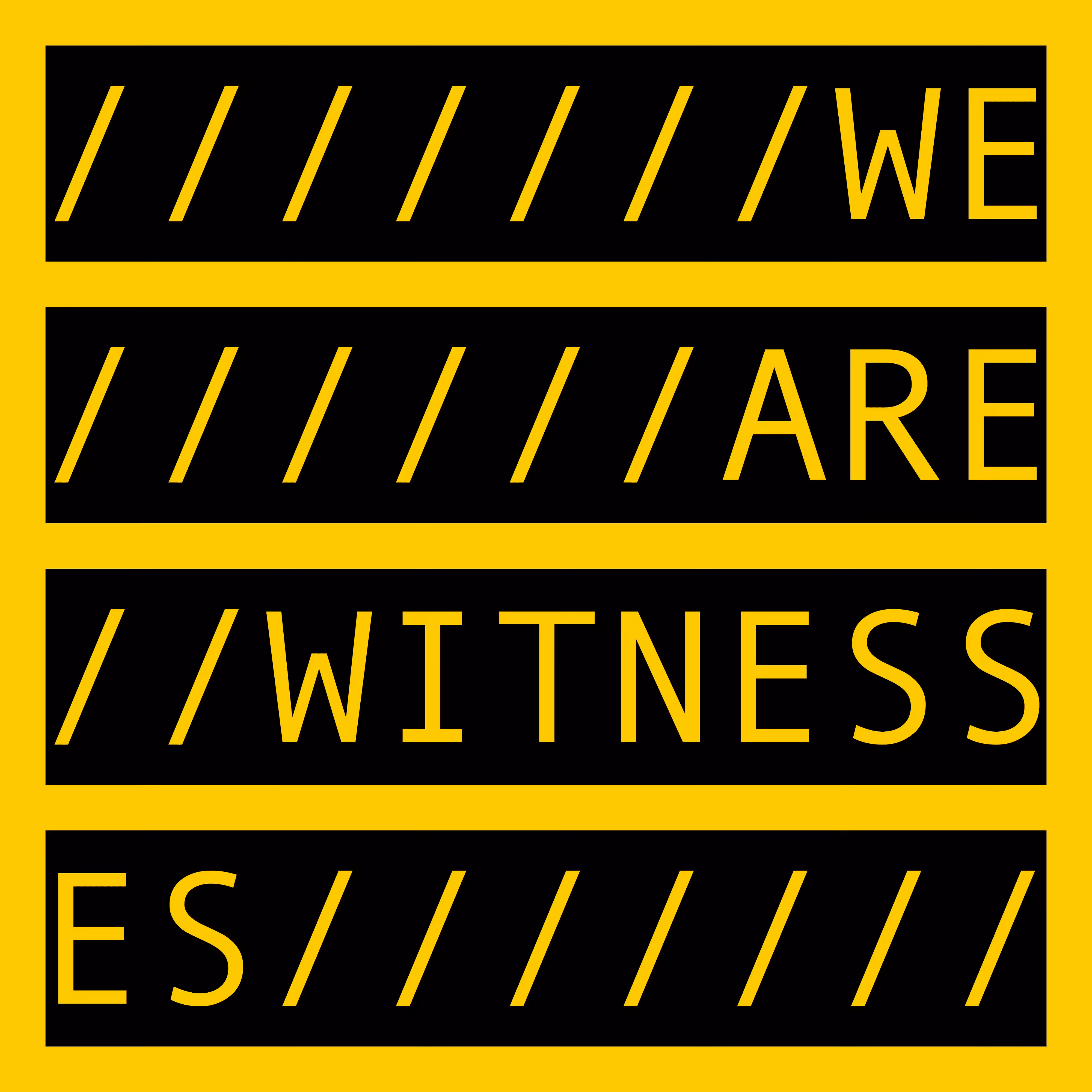 WE ARE WITNESSES