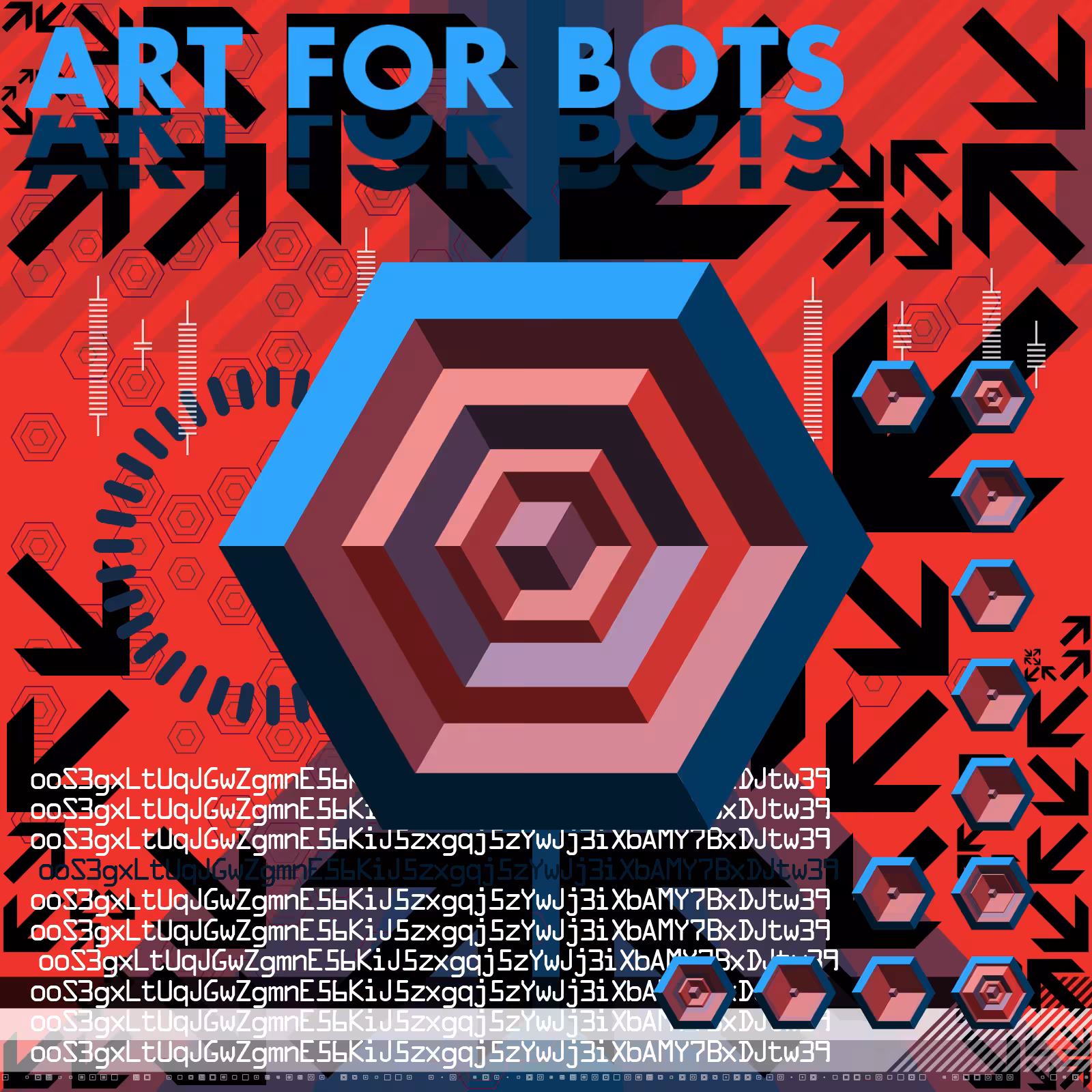 Hexagones - Art for Bots for Humans #54