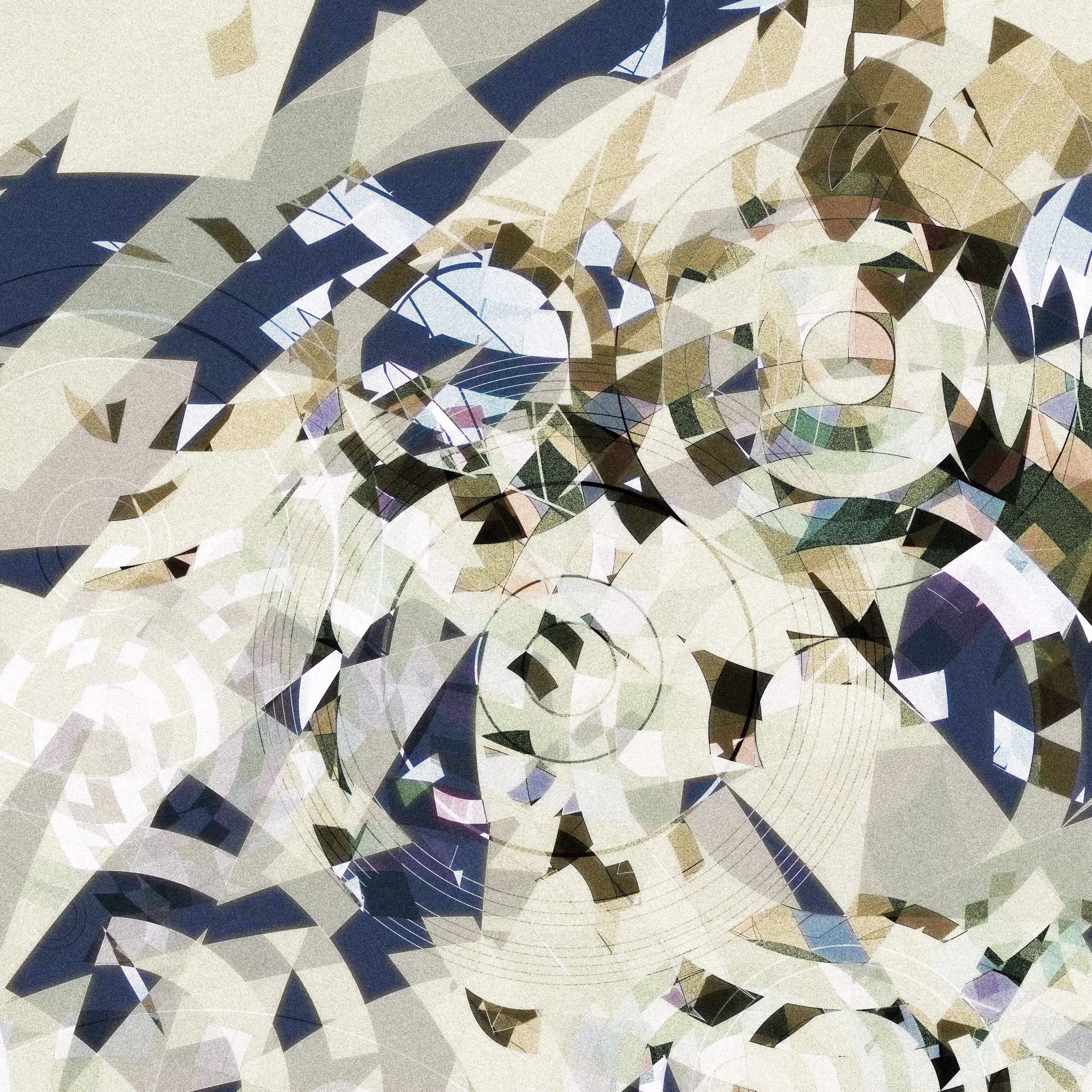 The four seasons in polycircle space: Spring - detail ii