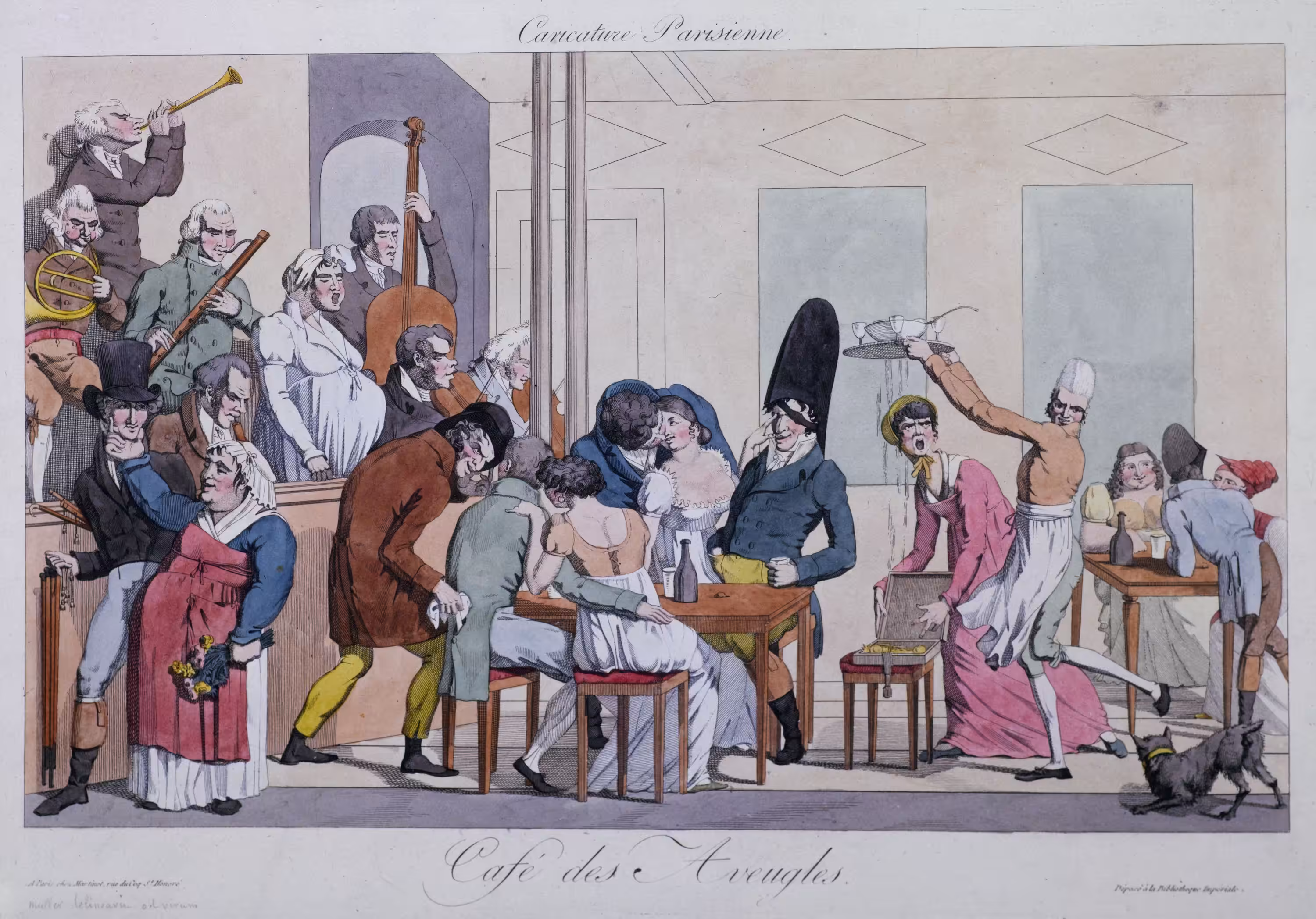 Café des Aveugles (Titre inscrit (lettre))