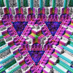 Colorful cubic sponge forms #45