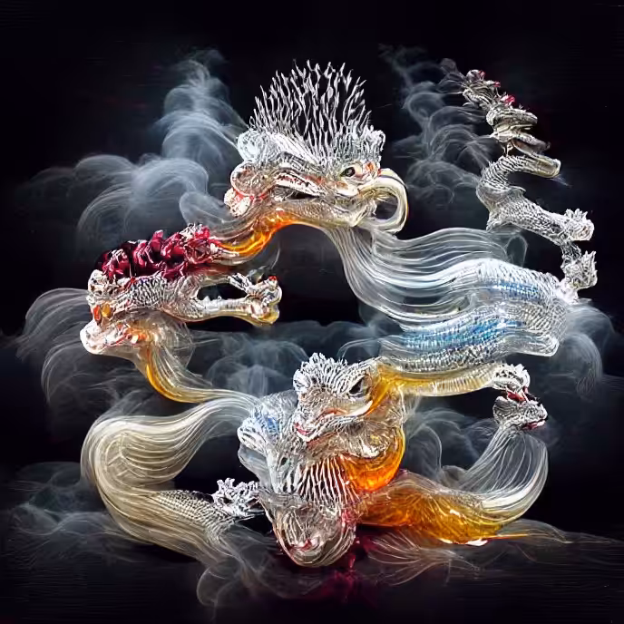 Glass Dragons