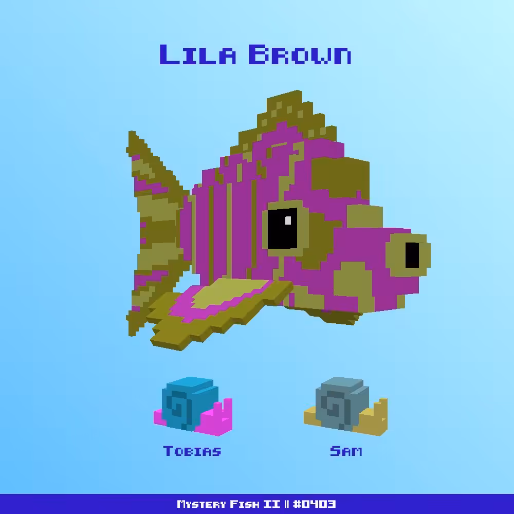 Lila Brown :: Mystery Fish 0403/1000