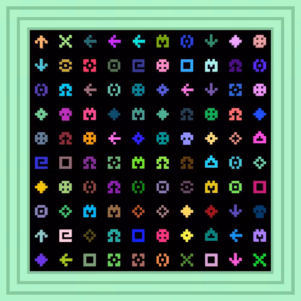 artifact Quest :: Procedural Symbols #28/1000