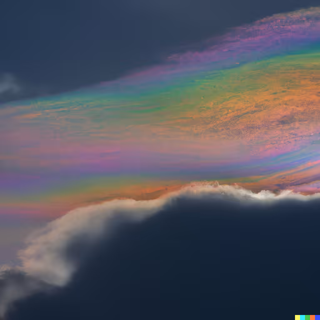 ☁️ 21 - iridescent clouds
