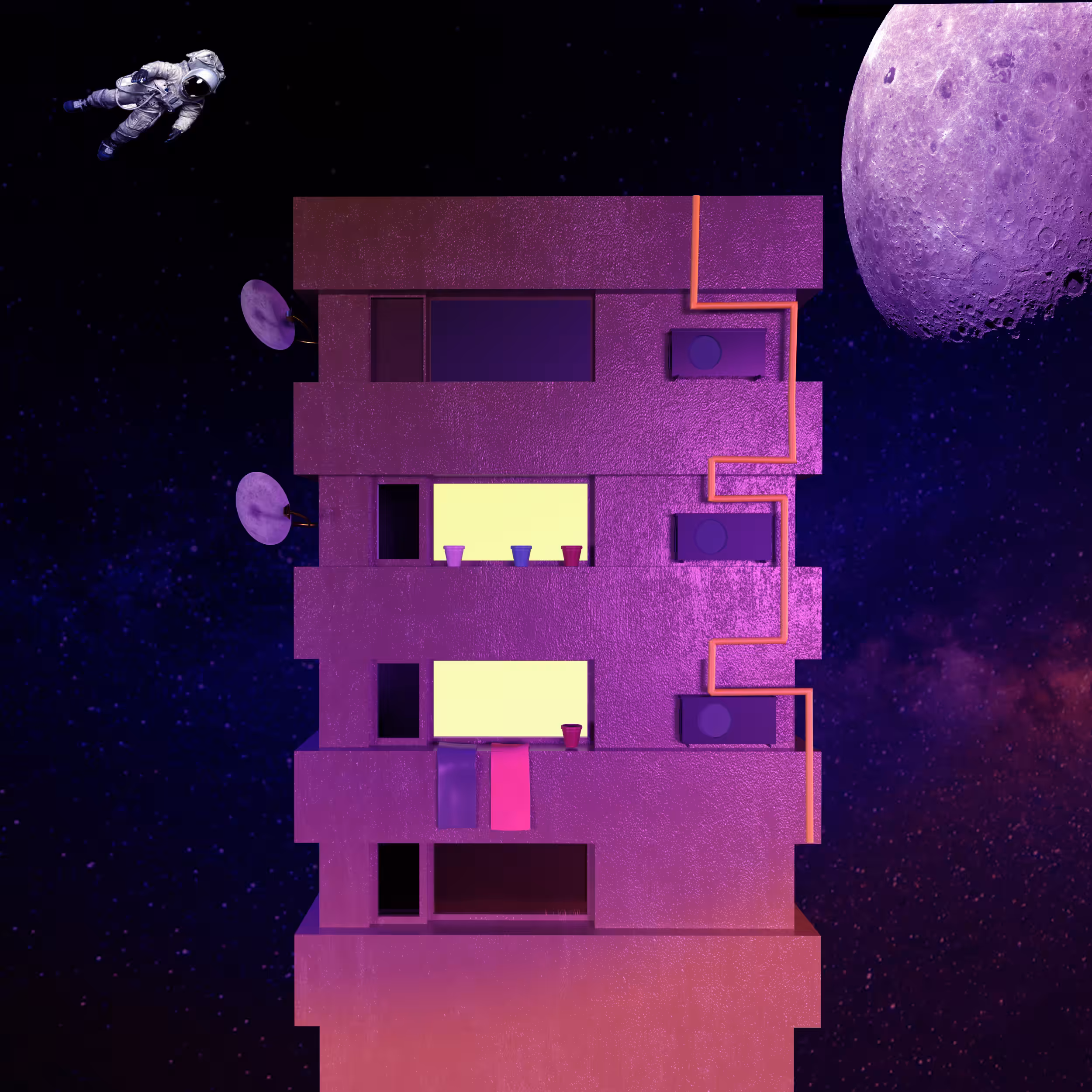 CIUDAD LUNAR 👩‍🚀👨‍🚀🌑